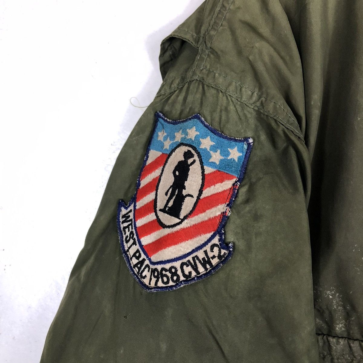 Vintage 🔥VINTAGE 60’s FLY BOMBER JACKET MILITARY MADE IN USA Size US L / EU 52-54 / 3 - 16 Thumbnail