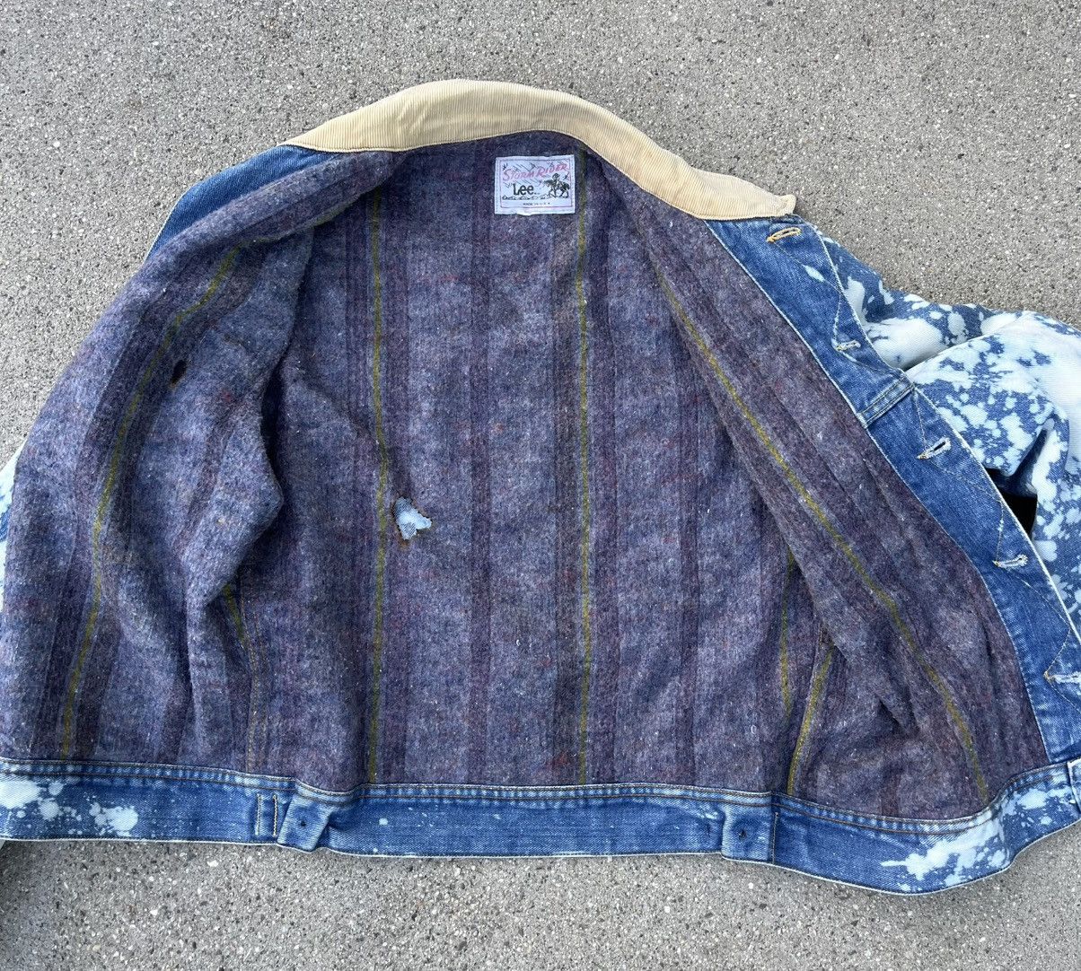 Lee Vintage Lee Storm Rider Wool Blanket Lined Denim Jean Jacket Size US M / EU 48-50 / 2 - 3 Thumbnail