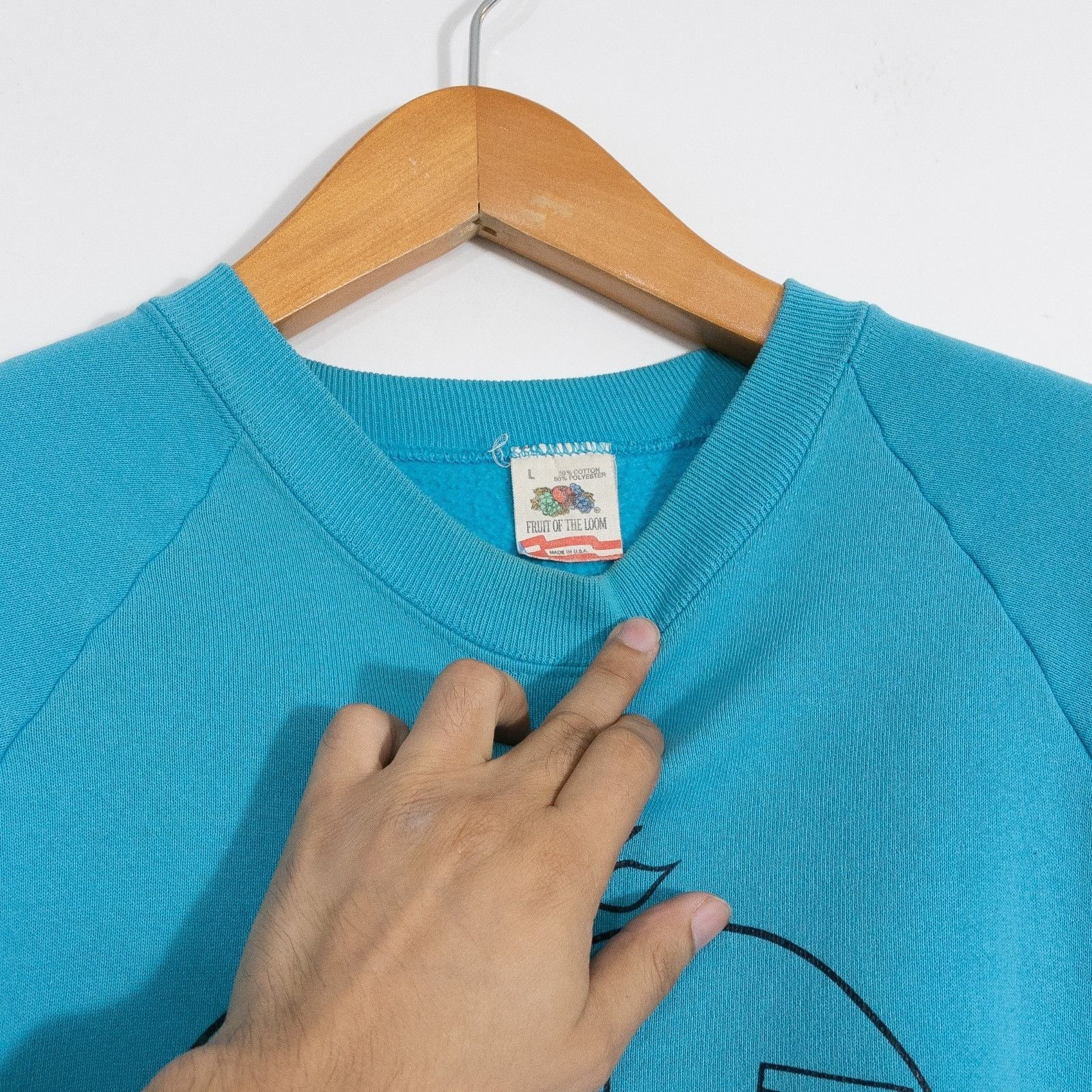Vintage Vintage 90s Manhattan New York Sweatshirt Medium Big Apple Size US M / EU 48-50 / 2 - 8 Thumbnail