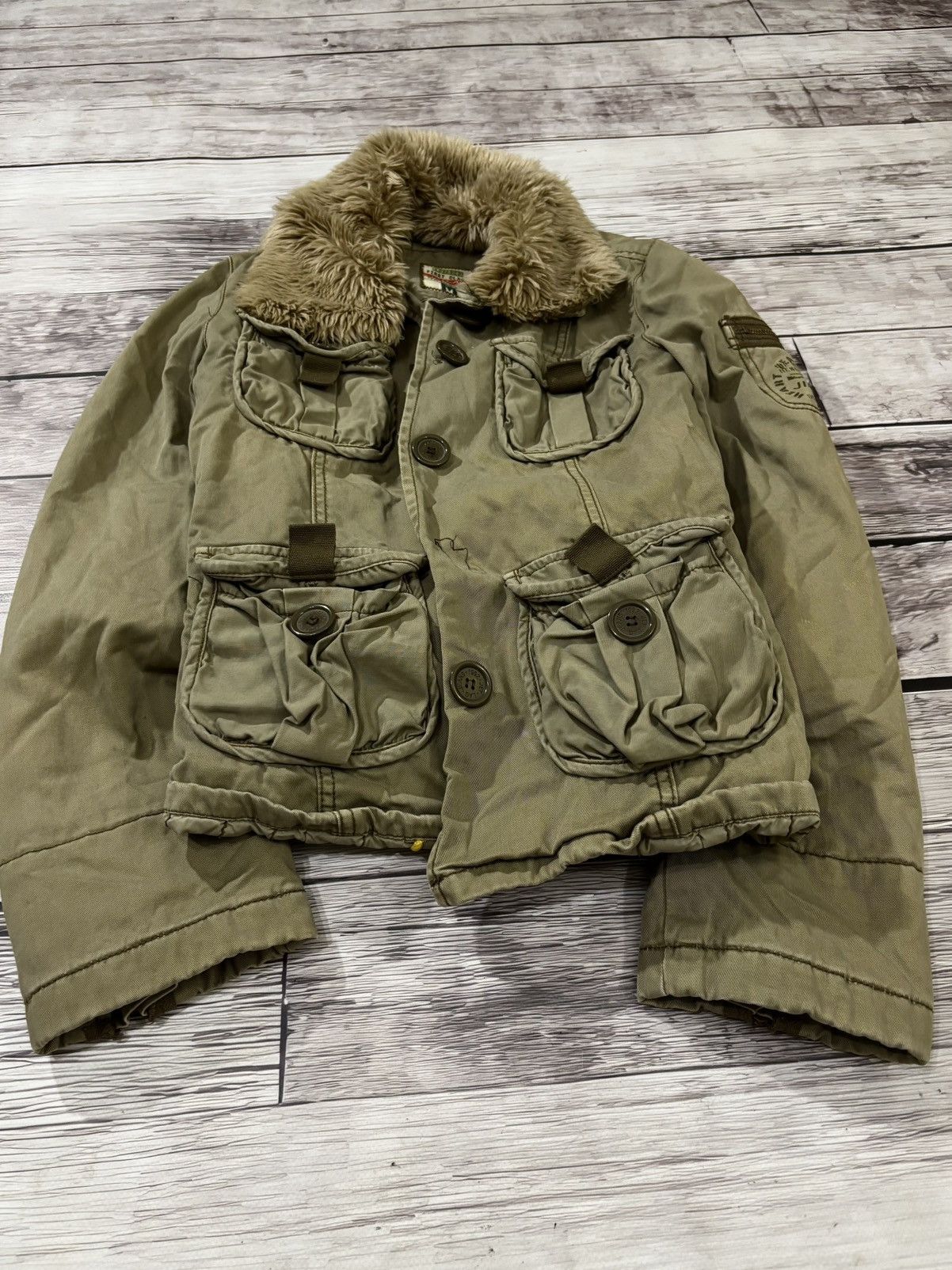 Hysteric Glamour × Japanese Brand Vintage Junya Balenciaga Style Classic Cargo Jacket 90s Size US S / EU 44-46 / 1 - 2 Thumbnail