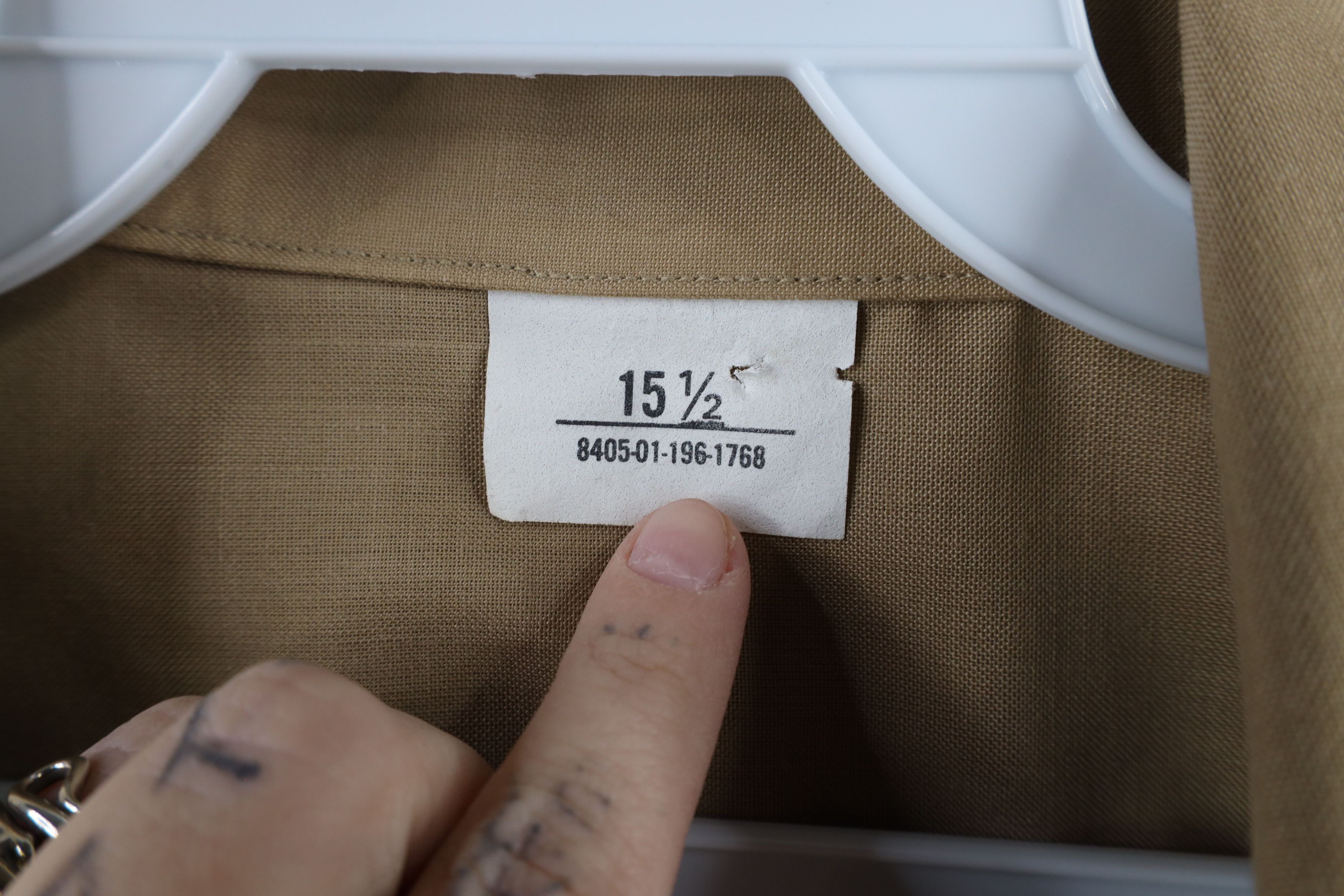 Vintage Vintage 90s Military Short Sleeve Field Button Shirt Khaki Size US M / EU 48-50 / 2 - 4 Thumbnail