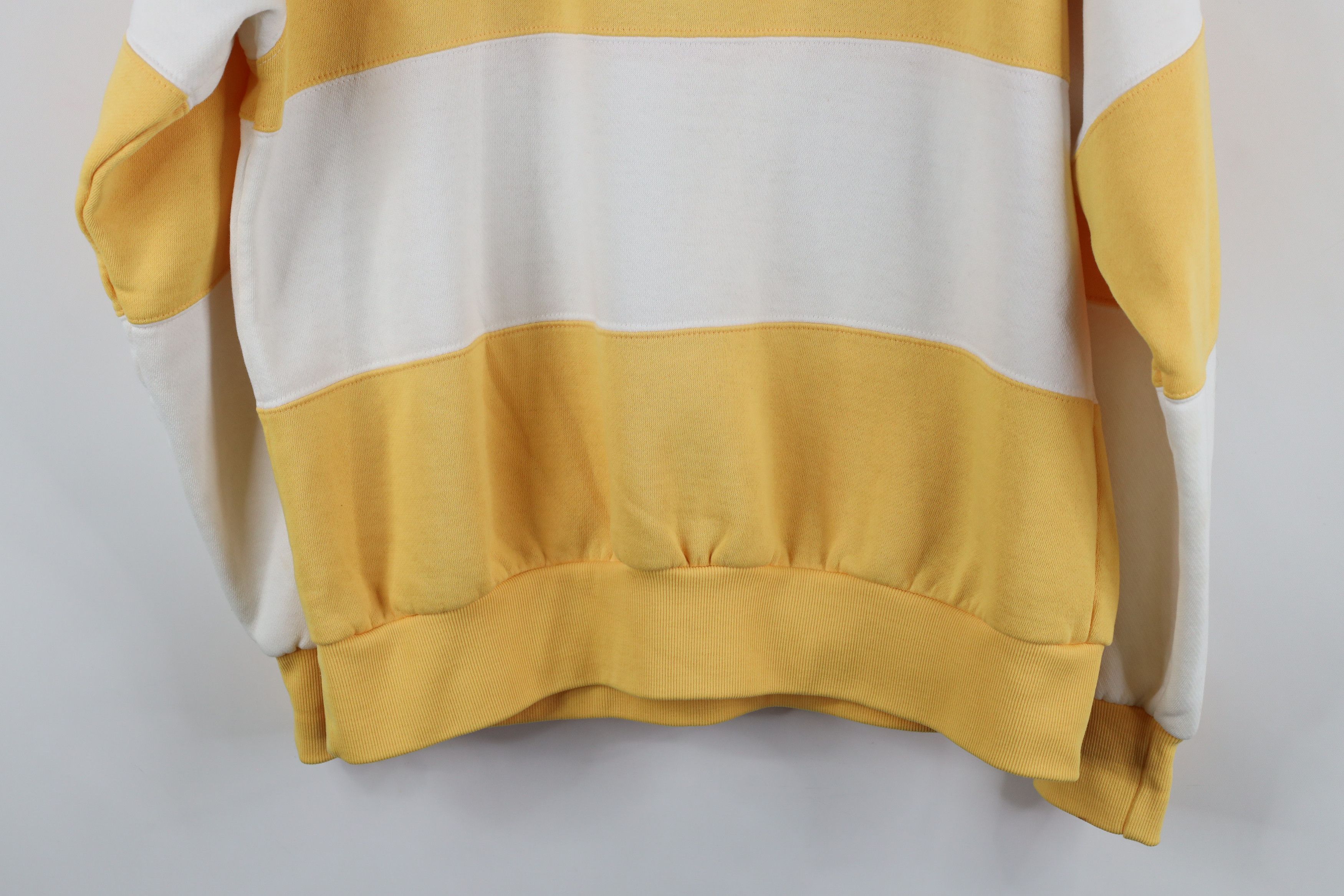 Vintage Vintage 90s Streetwear Striped Collared Pullover Sweatshirt Size US XL / EU 56 / 4 - 14 Thumbnail