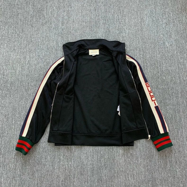 Gucci Gucci Black Logo Track Jacket-2506 Size US XS / EU 42 / 0 - 5 Thumbnail