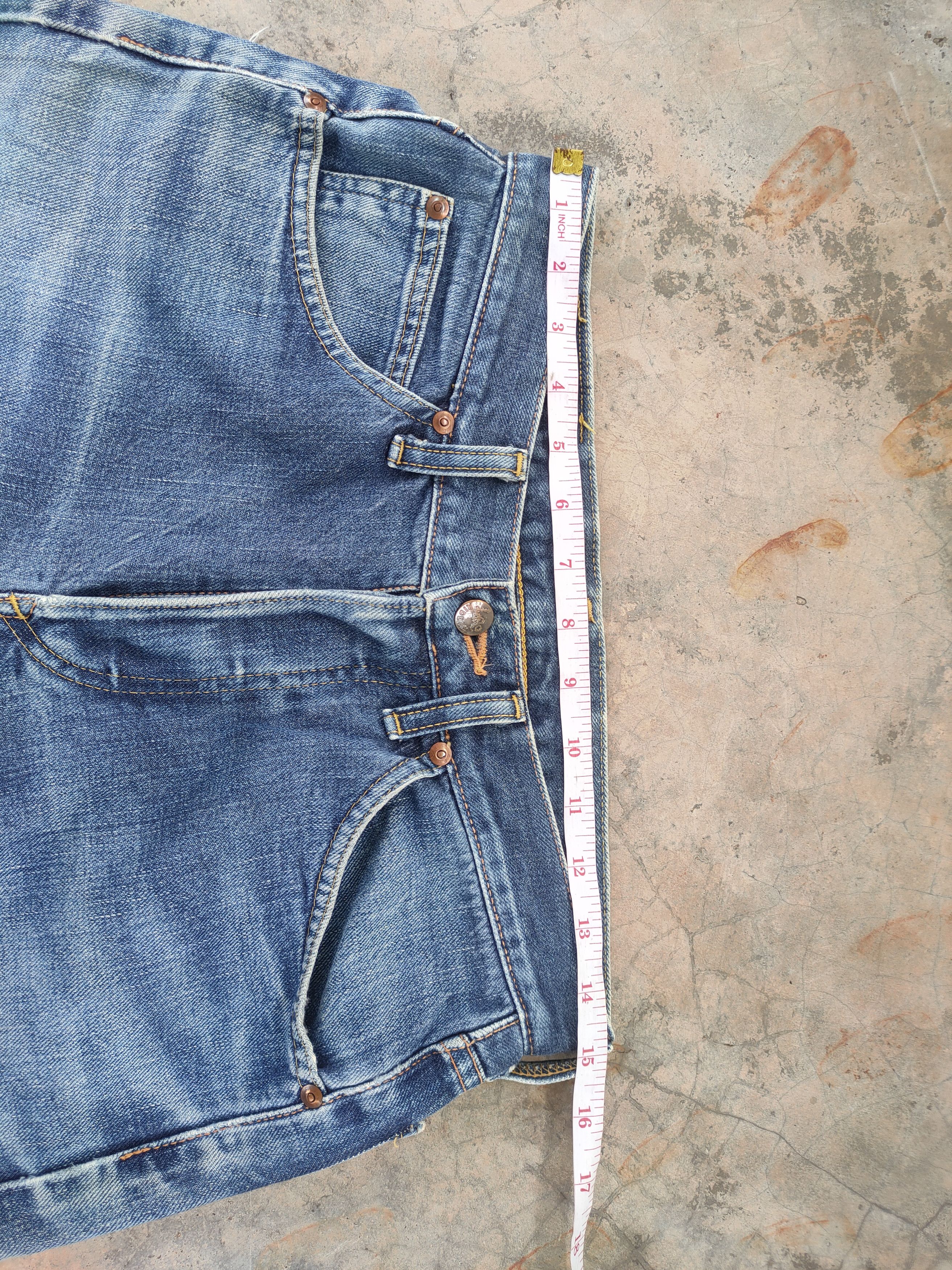 Lee W30×33 VINTAGE LEE FADED DISTRESSED JEAN DENIM PANTS Size US 30 / EU 46 - 10 Thumbnail