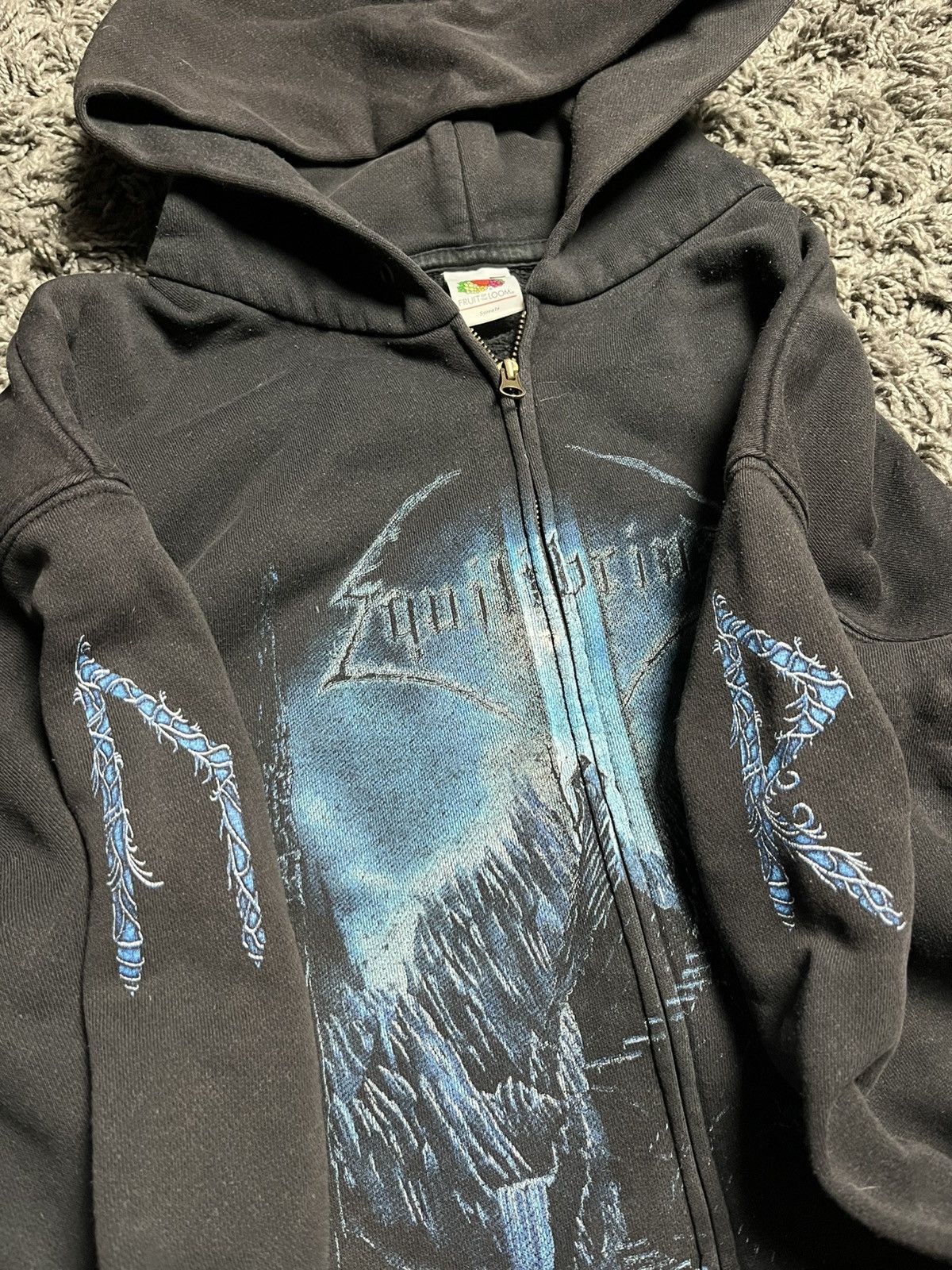 Band Tees Equilibrium "Butterfly" Metal Graphic Hoodie Rare Band Merch Size US L / EU 52-54 / 3 - 5 Thumbnail