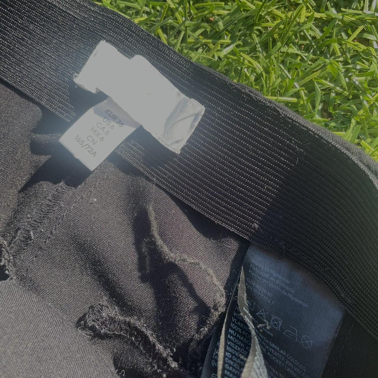 H&M black h&m flared pants Size US 32 / EU 48 - 3 Thumbnail