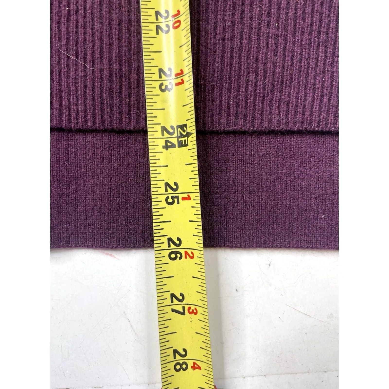AQUA Aqua 100% Cashmere Crew Neck Knit Sweater Purple XS Womens Size XS / US 0-2 / IT 36-38 - 5 Thumbnail
