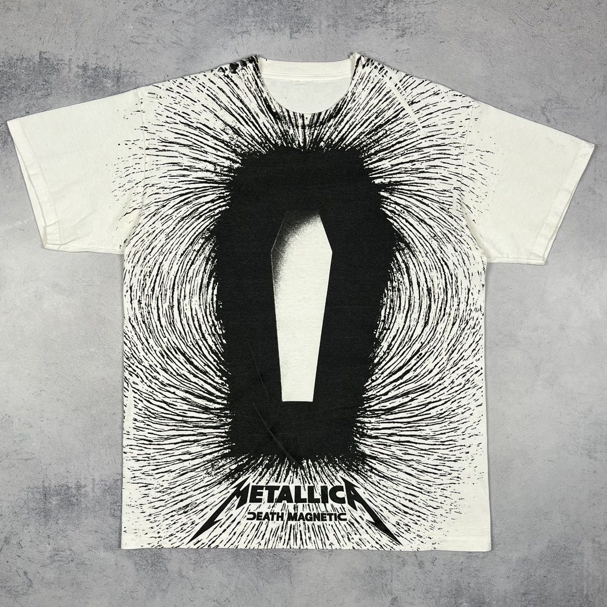 Band Tees Vintage Metallica rare Death Magnetic All Over Print tee 00s Size US M / EU 48-50 / 2 - 2 Thumbnail