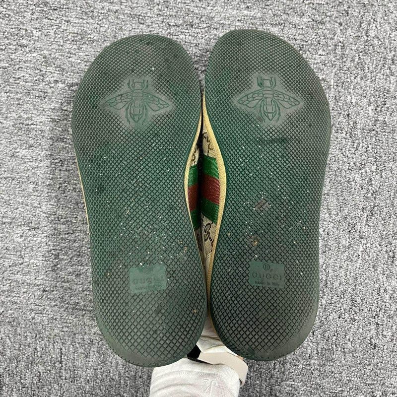 Gucci Gucci Screener Sneakers in Gray Green - Size US 8 / EU 41 - 4 Thumbnail