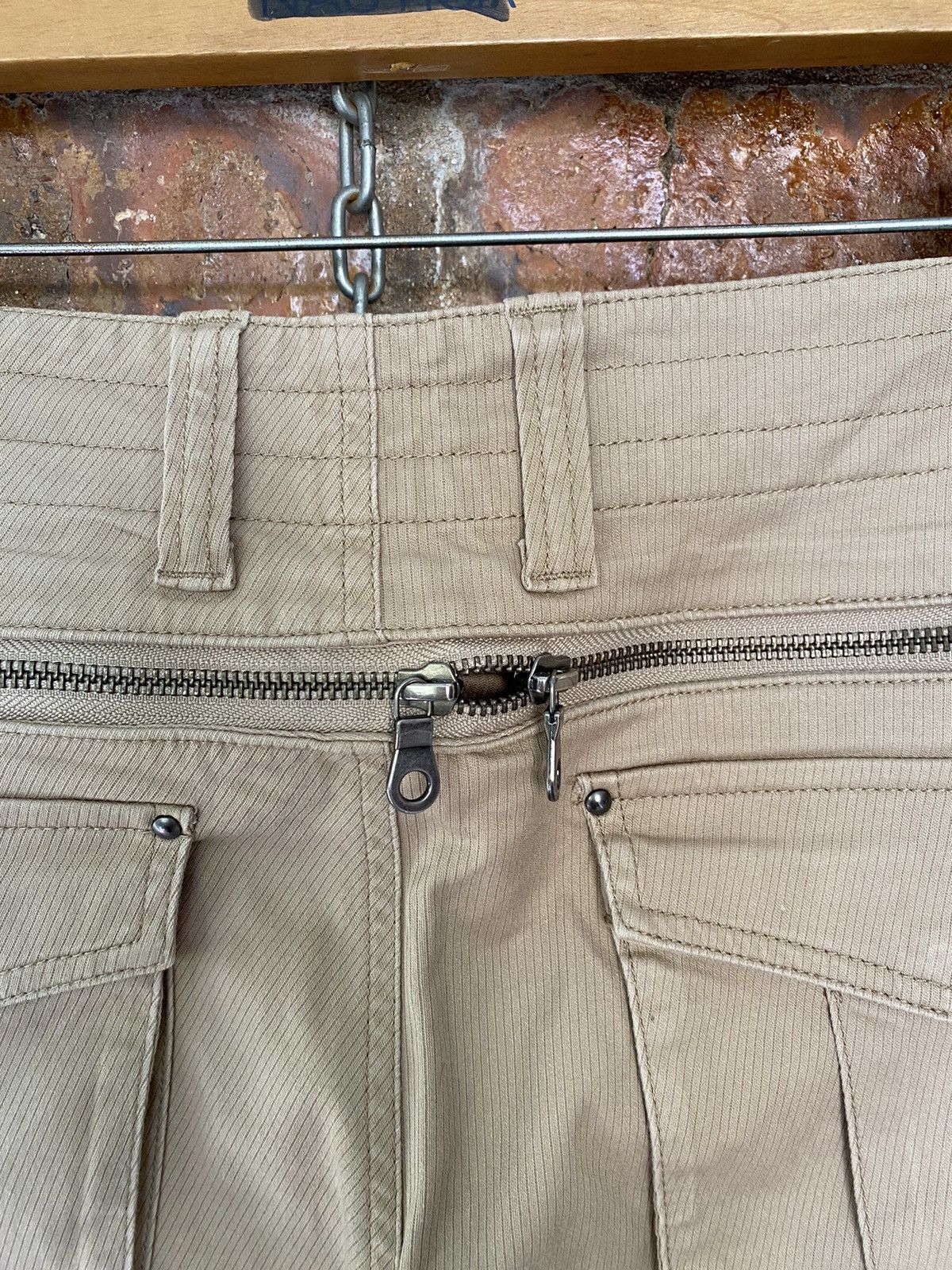 PPFM 2000s Boycott Japan Back Zipper like herringbone cargos Size US 29 - 5 Thumbnail