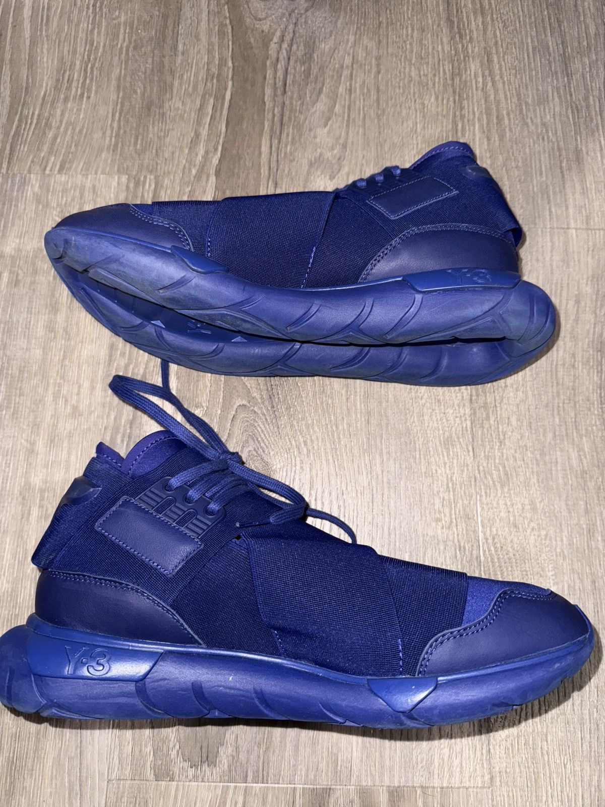 Y-3 Y-3 Qasa High Dark Blue Size US 9 / EU 42 - 3 Thumbnail