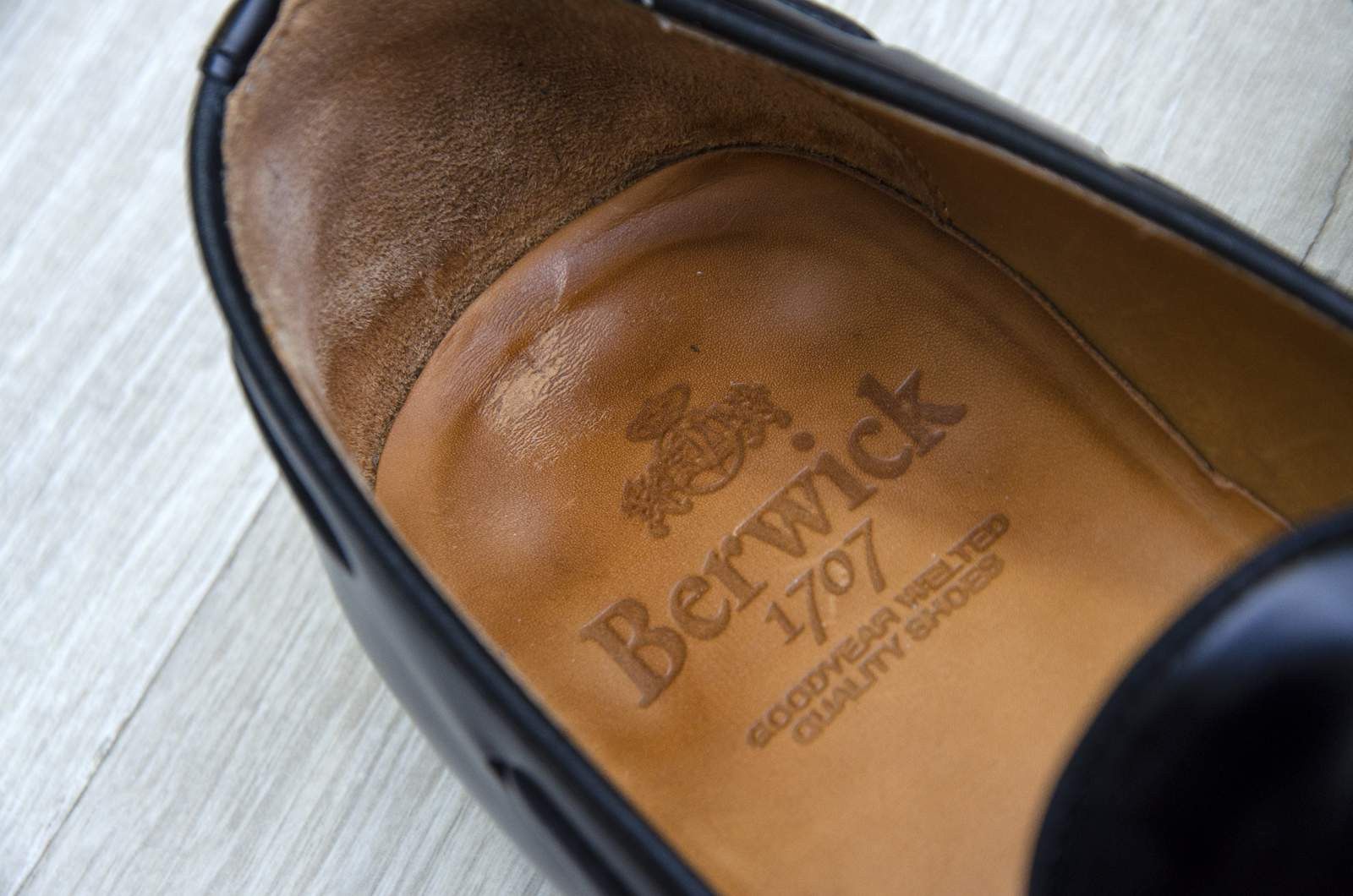 Berwick 1707 Loafers Berwik 8491-KP9 Cordovan Black Size 7 1/2 Size US 7.5 / EU 40-41 - 10 Thumbnail