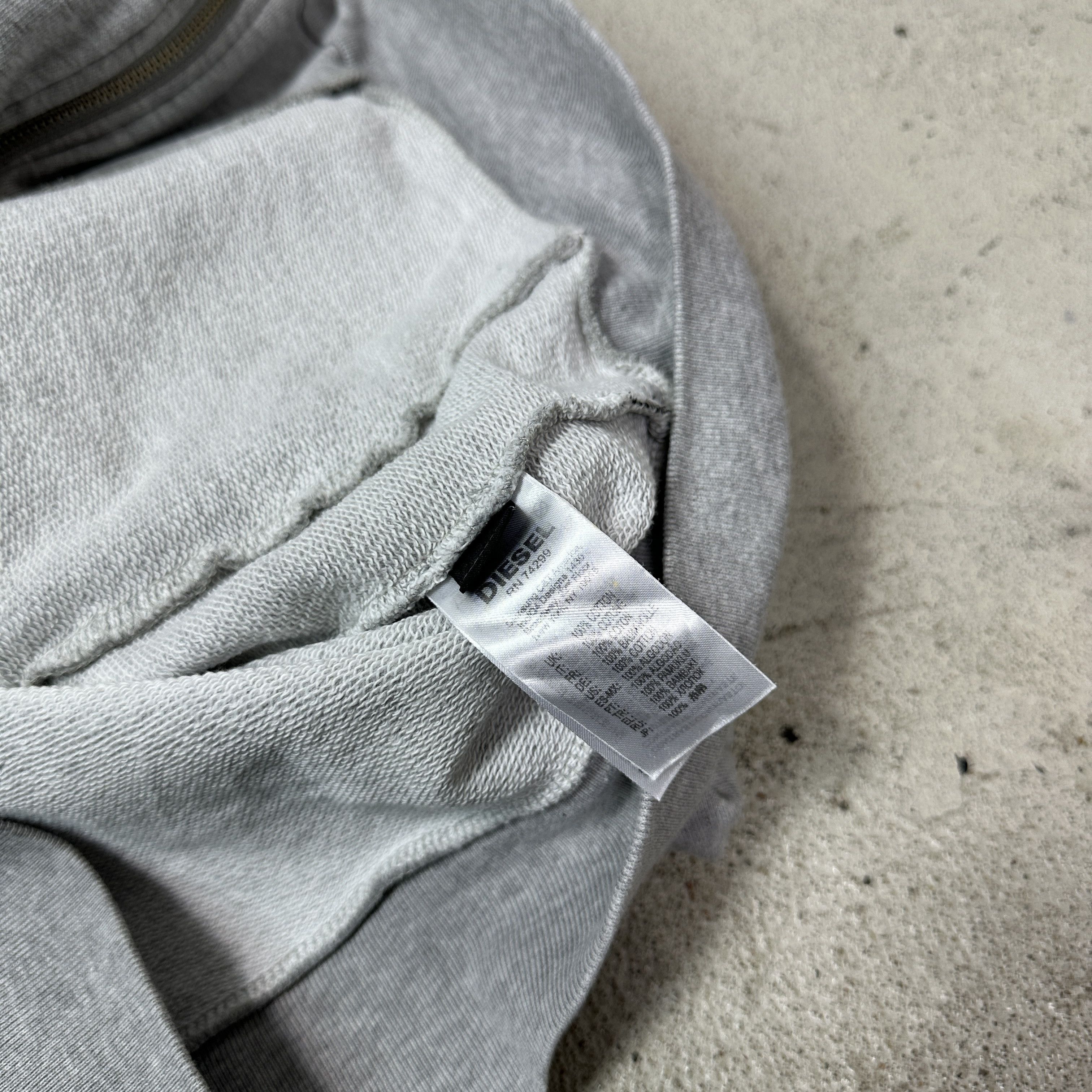 Diesel Vintage Streetwear Sporty Diesel Lampas Zip Hoodie Y2K Size US XS / EU 42 / 0 - 6 Thumbnail