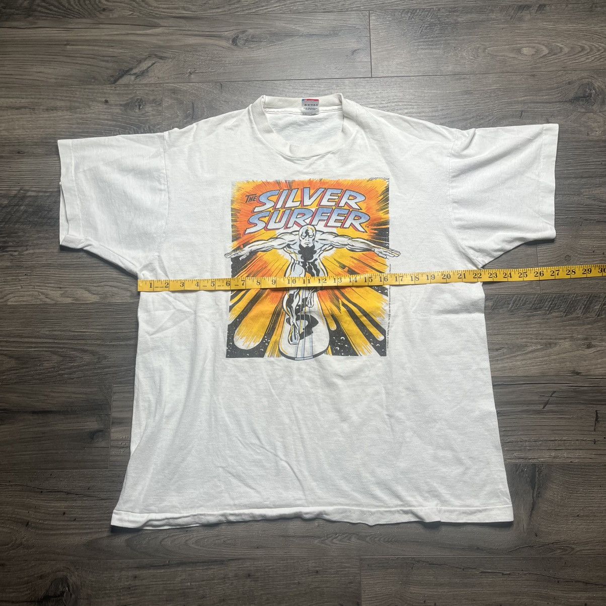 Marvel Comics 90s silver surfer comic tee shirt xl Size US XL / EU 56 / 4 - 4 Thumbnail