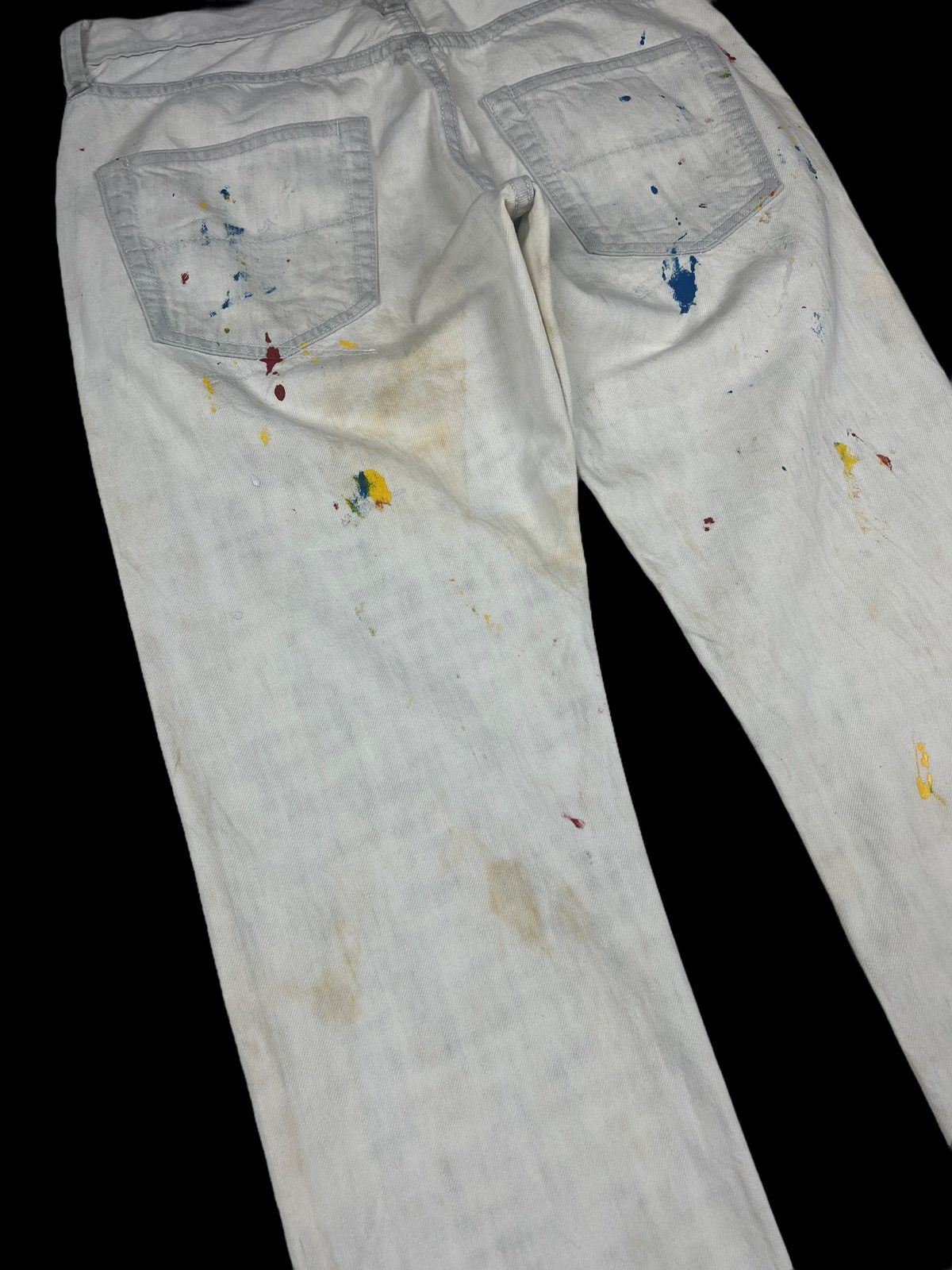 Maison MIHARA YASUHIRO Sample Miharayasuhiro Paint Splatter Denim Size US 32 / EU 48 - 13 Thumbnail