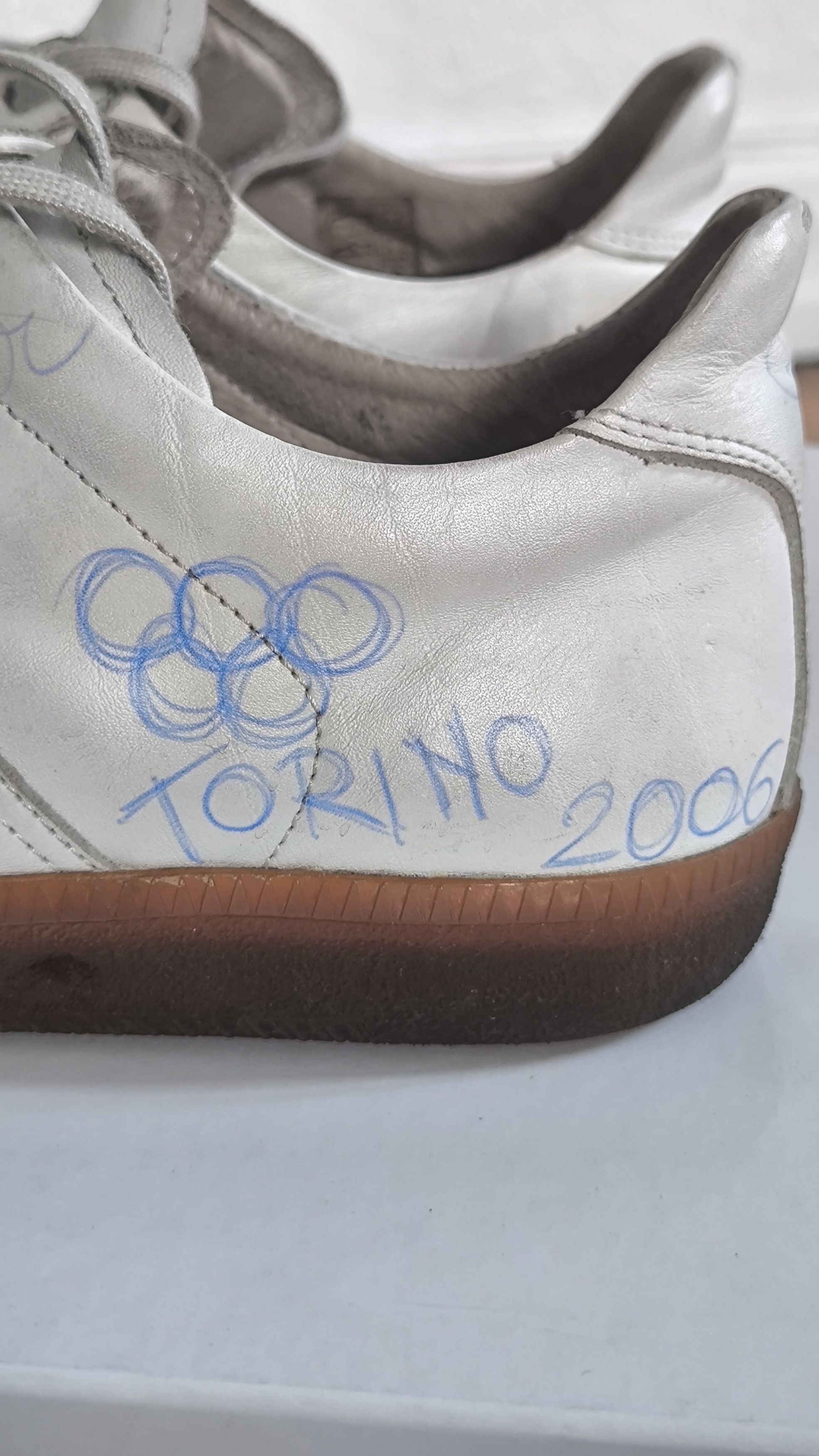 Maison Margiela 1/1 Unique Hand Drawn 2006 Turin Olympic Games Size US 9 / EU 42 - 9 Thumbnail