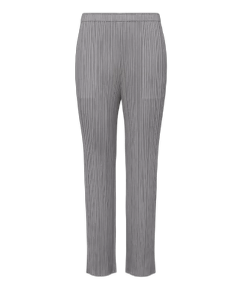 Issey Miyake Issey Miyake Pleated Pants in Dark Gray-yf Size US 26 / EU 42 - 1 Thumbnail