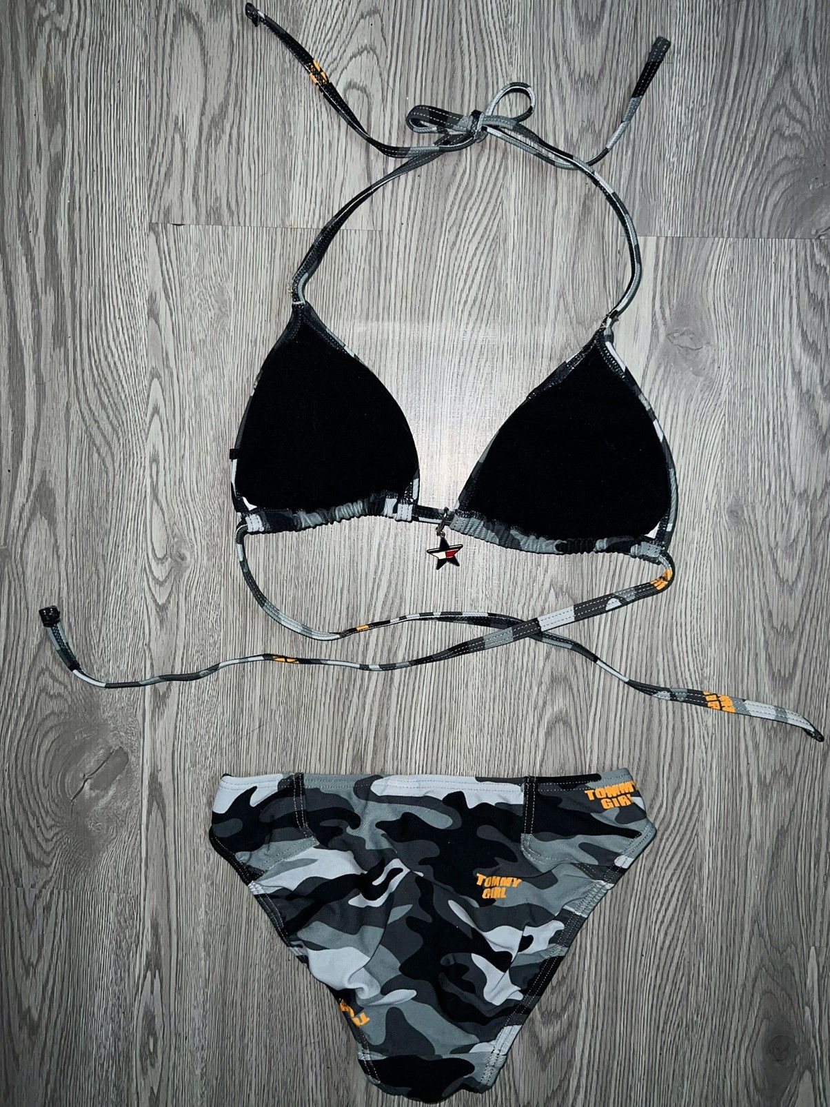 Tommy Hilfiger Vintage Tommy Hilfiger camo swim set 🖤 Size S / US 4 / IT 40 - 3 Thumbnail