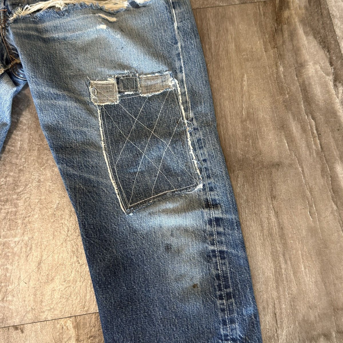 Levi's vintage levis 501 xx big e redline Size US 34 / EU 50 - 4 Thumbnail