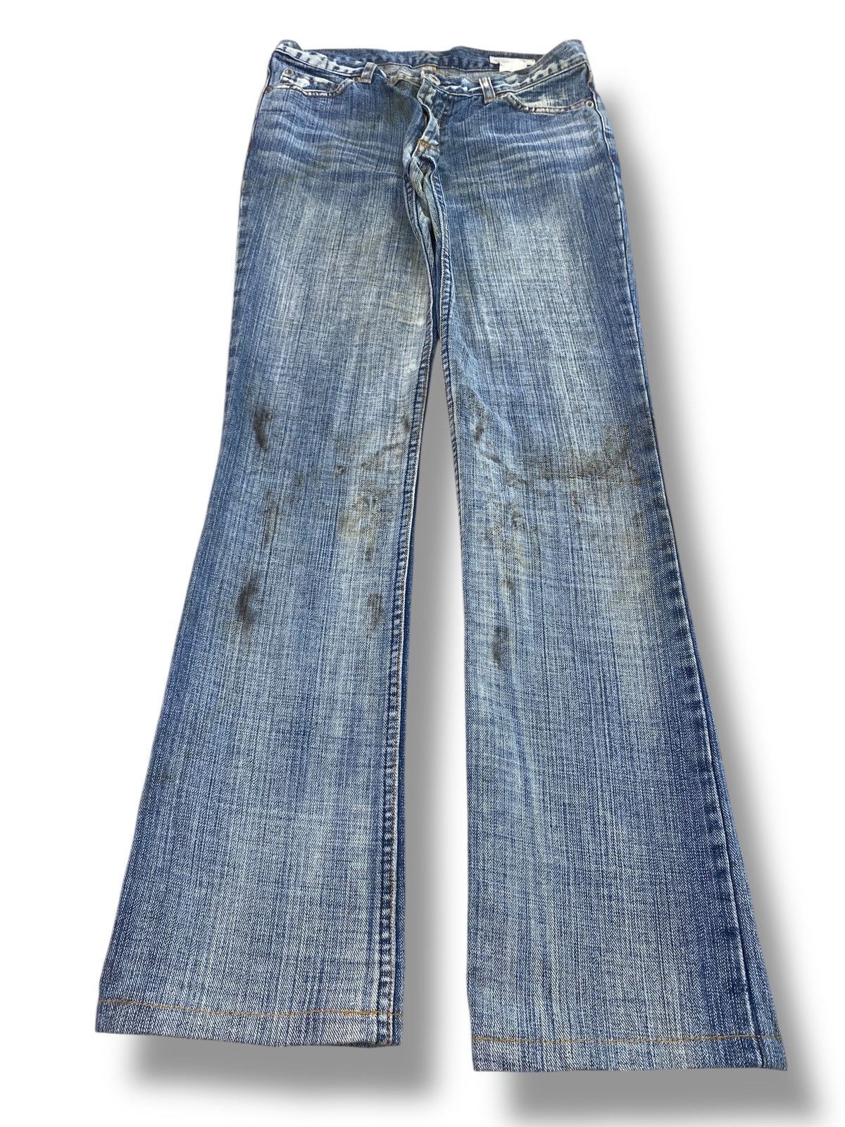 Other Japanese Brand Faded Blue Wash Style Loose Jeans Size US 28 / EU 44 - 1 Thumbnail