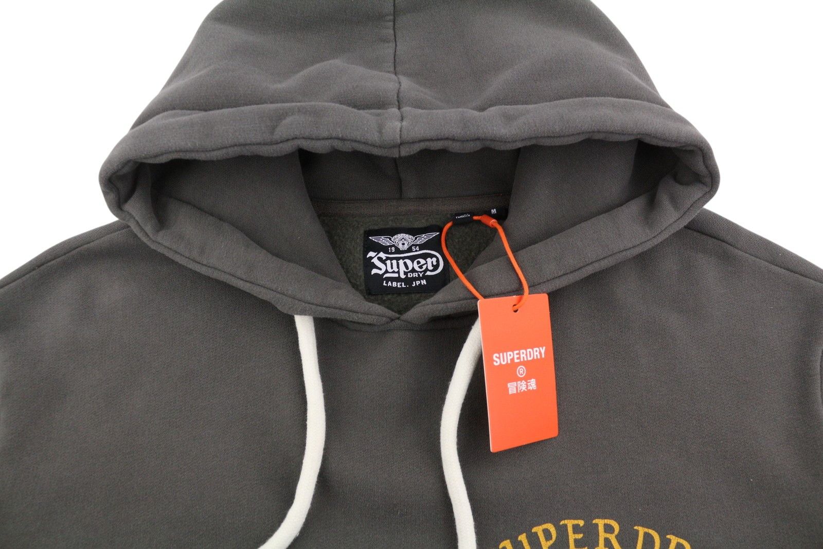 Superdry TATTOO BACK M Grey Kangaroo Hoodie 87127 Size US M / EU 48-50 / 2 - 4 Thumbnail