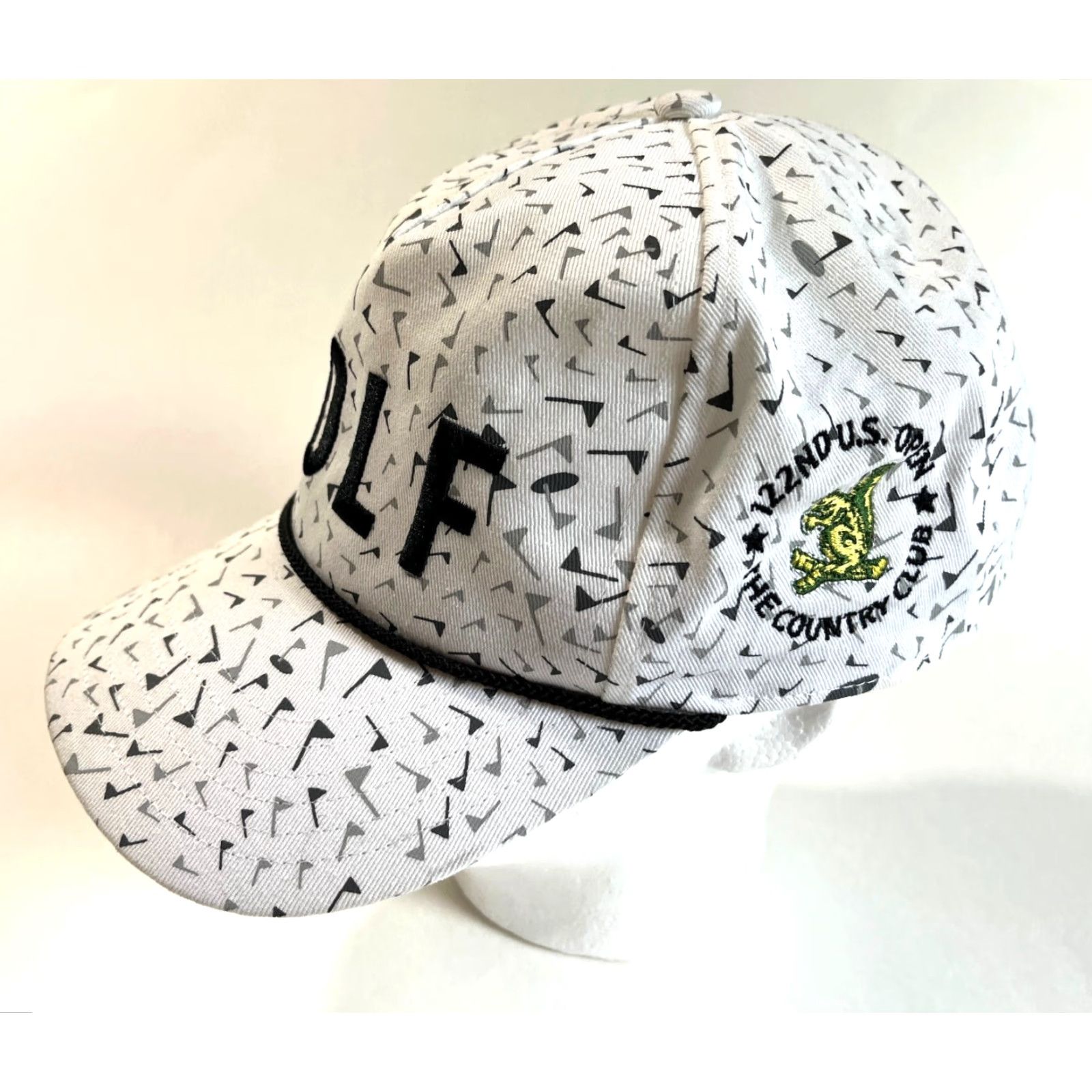 Adidas Adidas Golf 122nd U.S. Open The Country Club Snapback Hat Unisex Adults One Size White Cotton Canvas Adjustable Golf Hat Size ONE SIZE - 3 Thumbnail