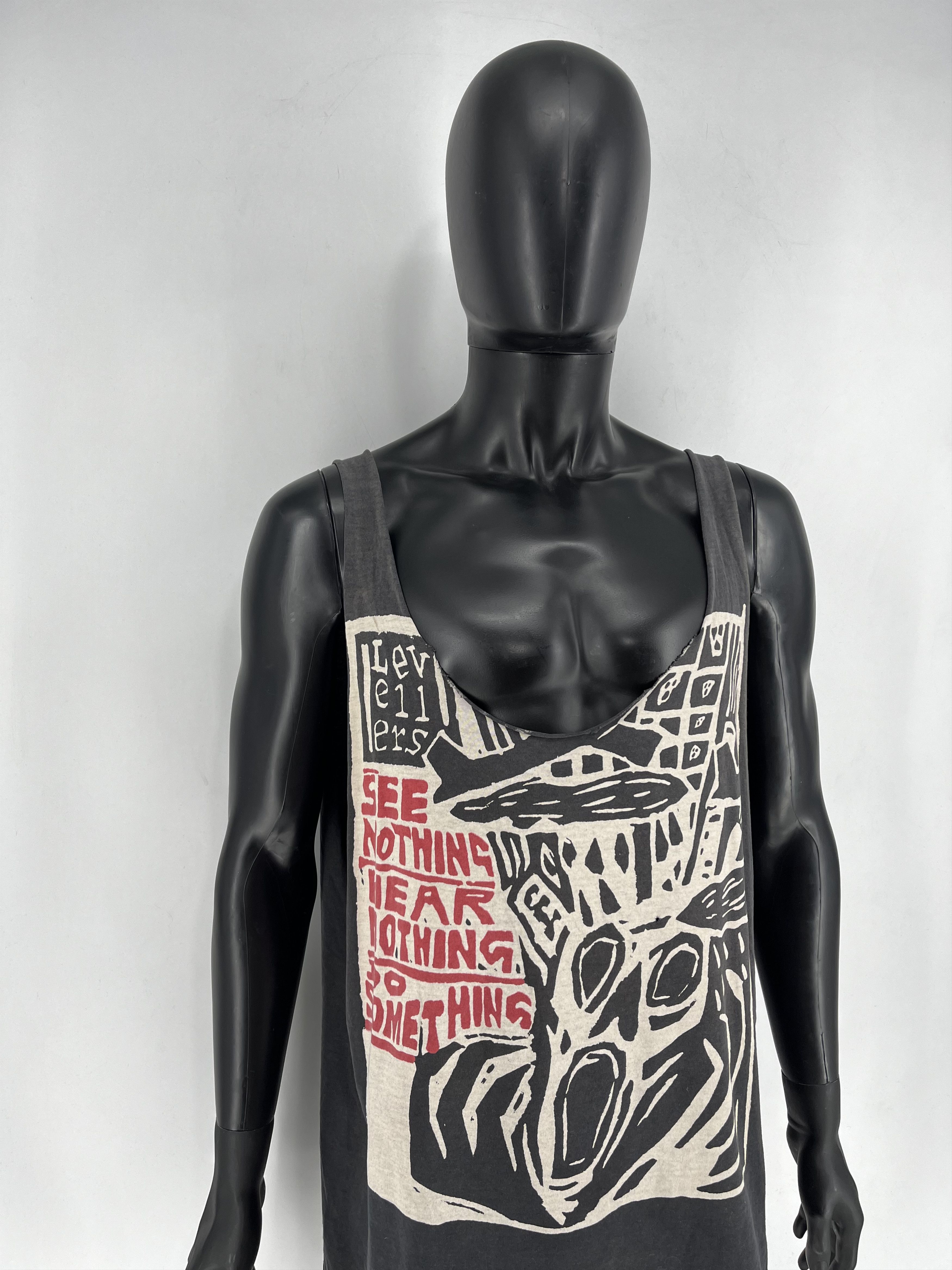 Band Tees Vtg band Levellers See Nothing Hear Nothing Do Something Size US L / EU 52-54 / 3 - 3 Thumbnail