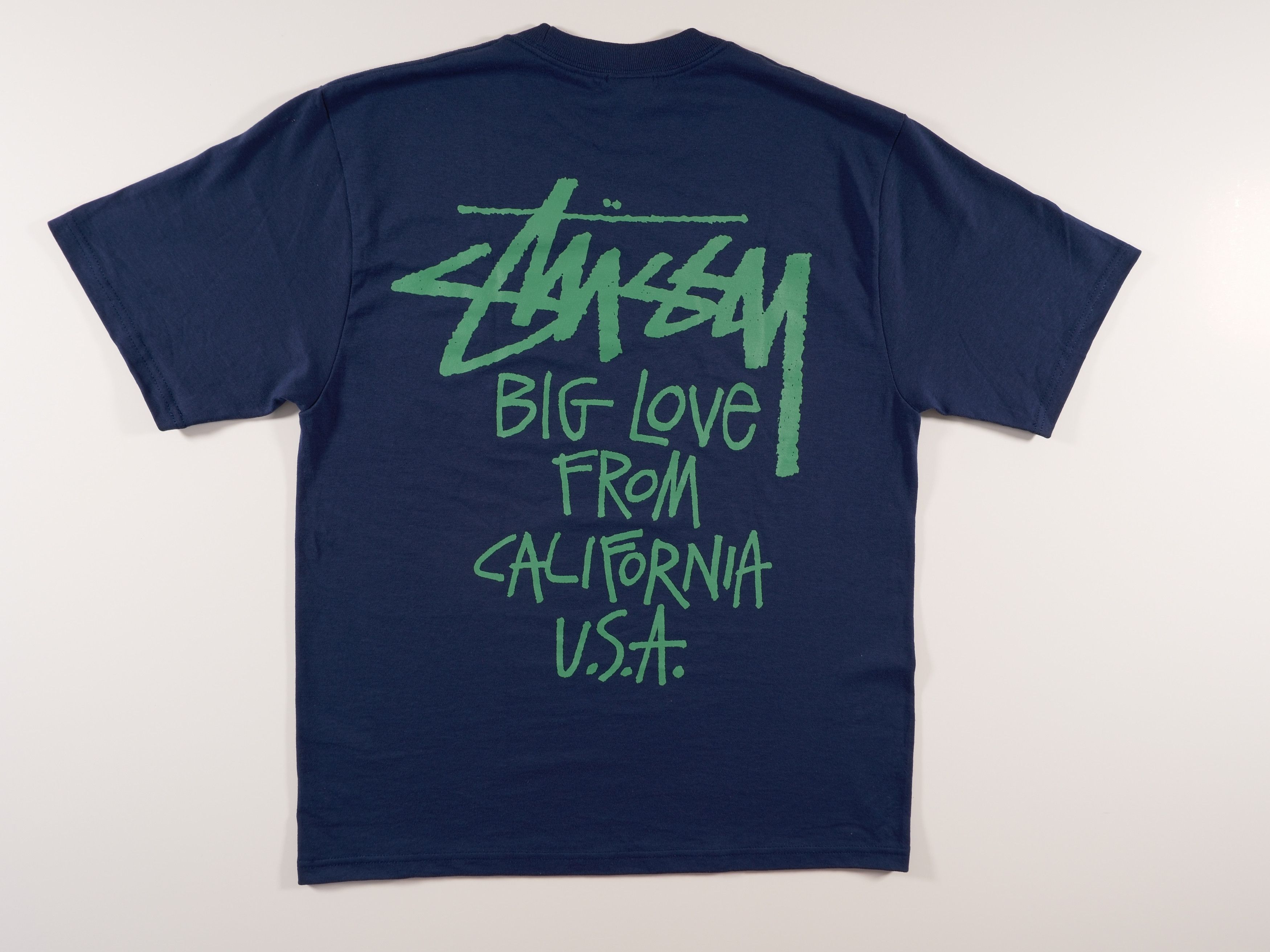 Other × Stussy Stussy Seattle Store Navy Blue T-Shirt | Grailed