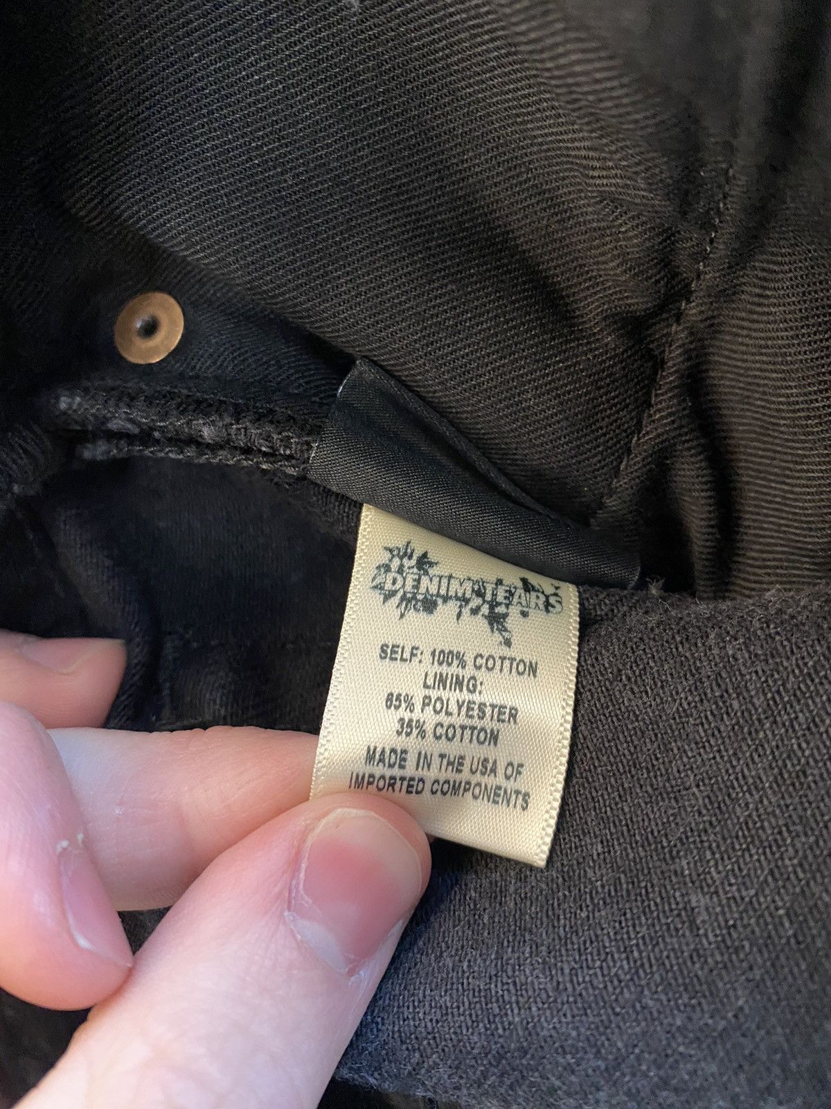 DENIM TEARS Denim Tears x Levi’s Cotton Wreath Jean Short Black Size US 36 / EU 52 - 5 Thumbnail