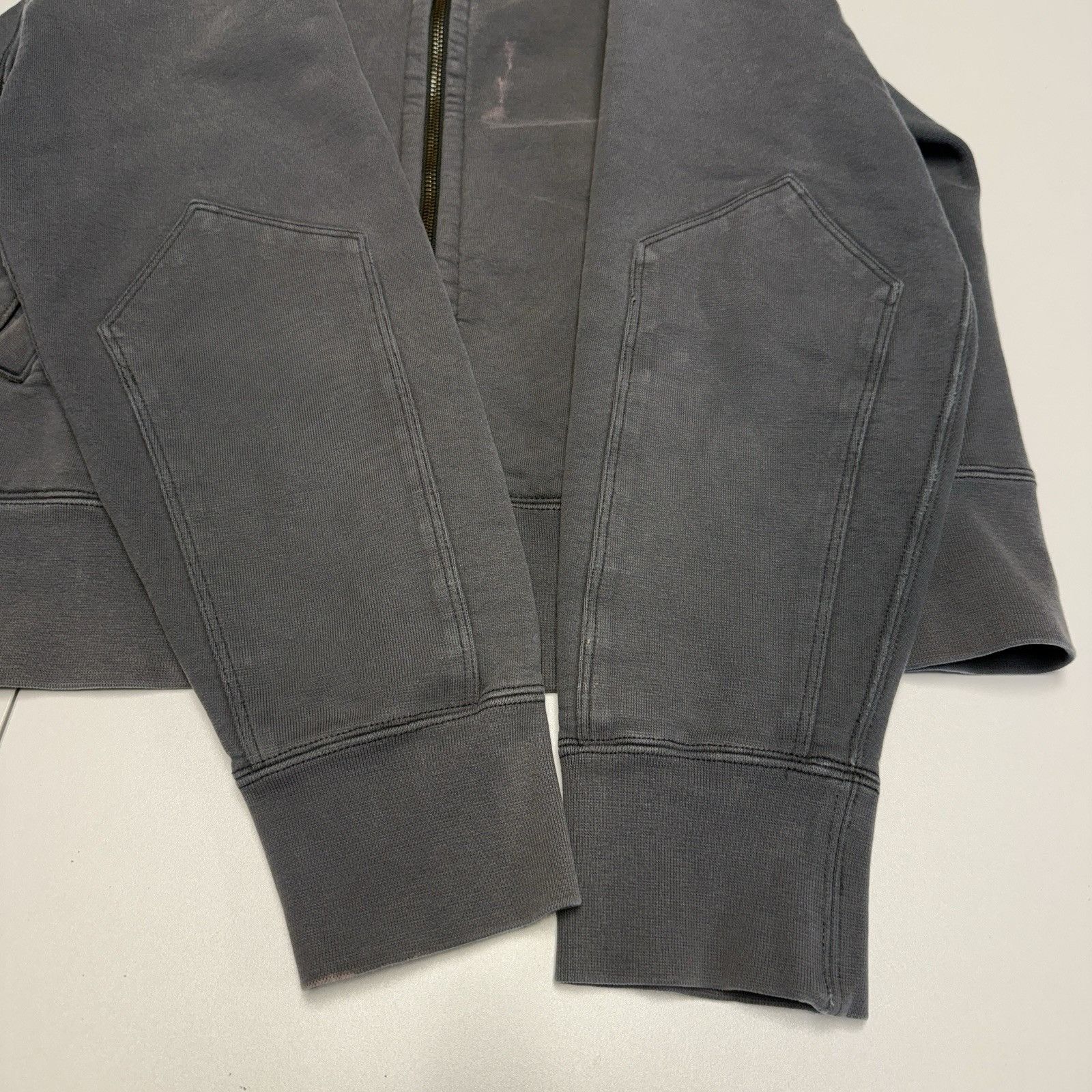 American Giant American Giant Sweatshirt Mens Large Gray Full Zip Mock Neck Size US L / EU 52-54 / 3 - 10 Thumbnail