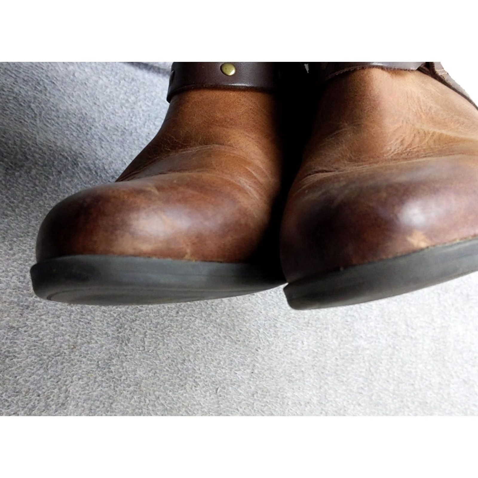 Clarks Clarks Collection Boots Womens Size 6.5 Brown Leather Ankle Strap Bootie Zip Size US 7 / IT 37 - 7 Thumbnail