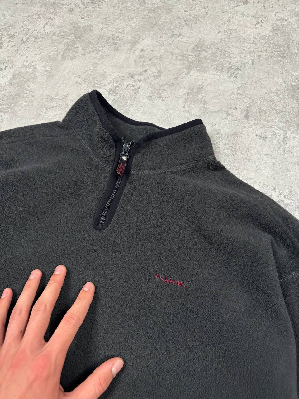 Nike Vintage Nike 1/4 Zip Fleece Sweatshirt Size XL Size US XL / EU 56 / 4 - 4 Thumbnail
