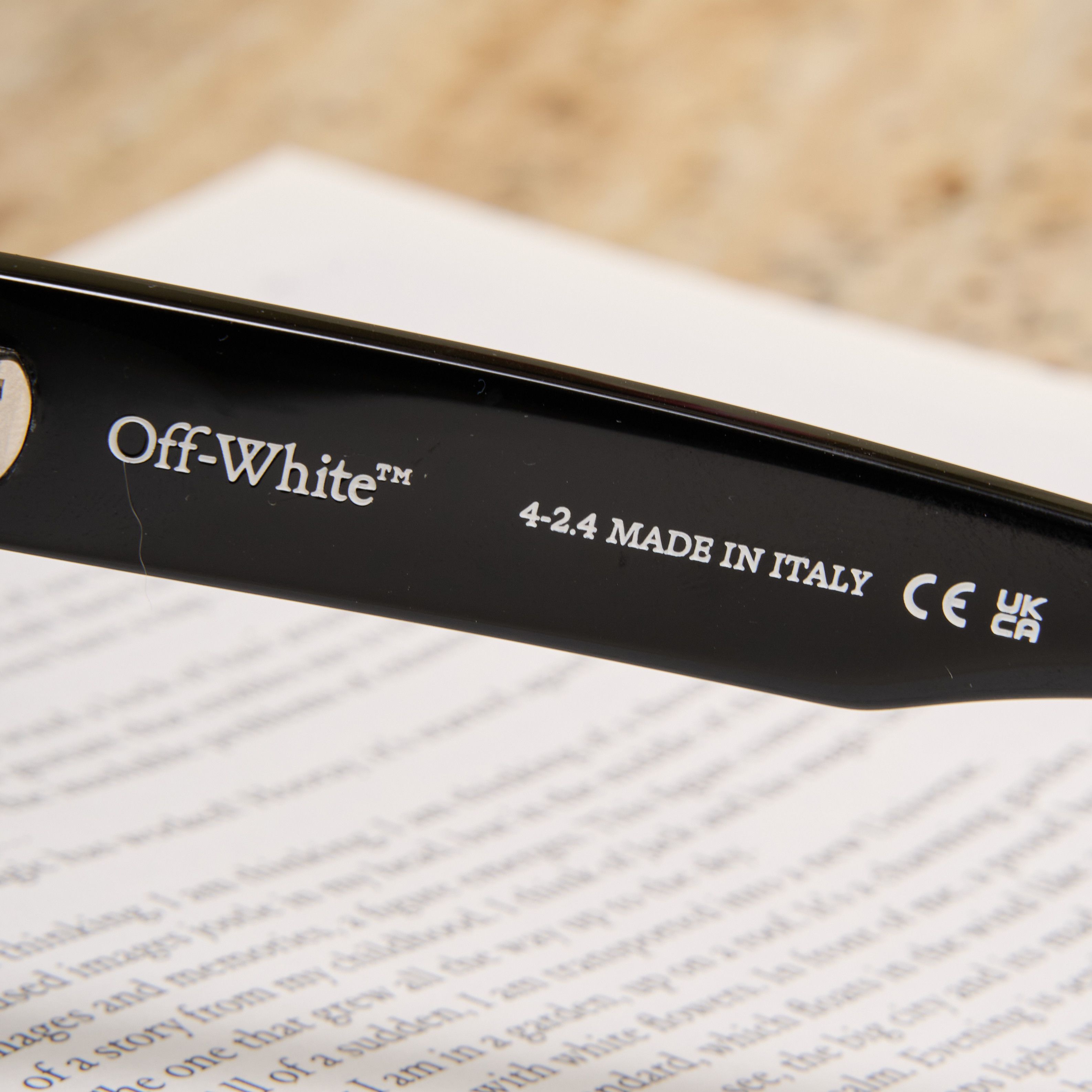Off-White OFF WHITE Virgil Sunglasses BLACK/BLUE Size ONE SIZE - 4 Thumbnail