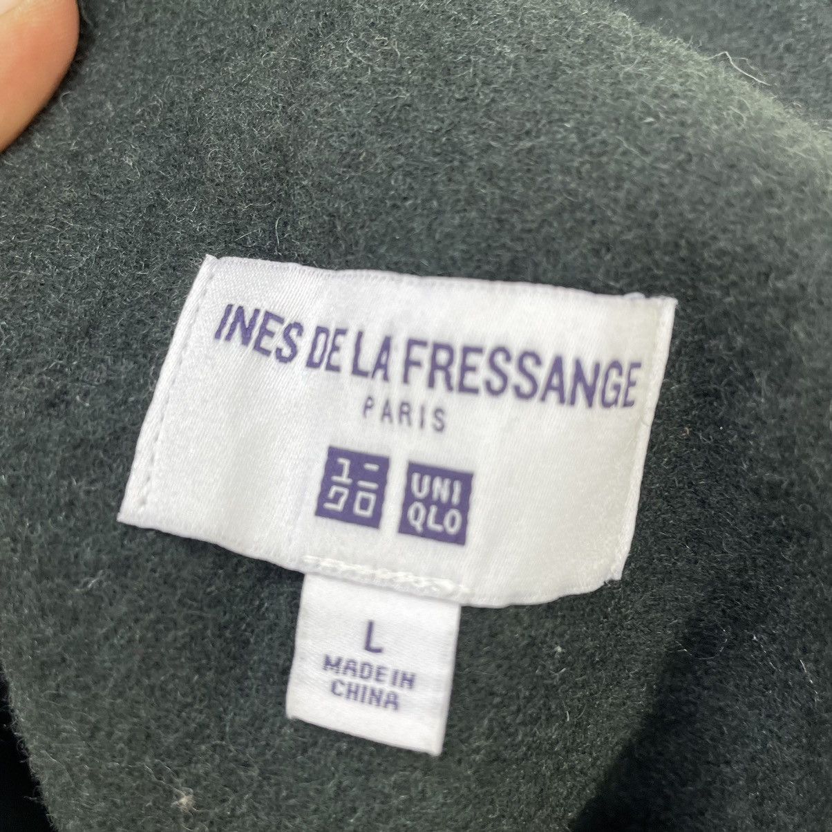 Uniqlo Designer Ines De La Fressange Paris Overcoat Size L / US 10 / IT 46 - 5 Thumbnail