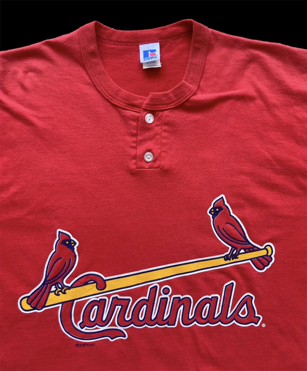 Russell Athletic Vintage 90s St. Louis Cardinals Hanley Baseball Shirt Size US L / EU 52-54 / 3 - 4 Thumbnail