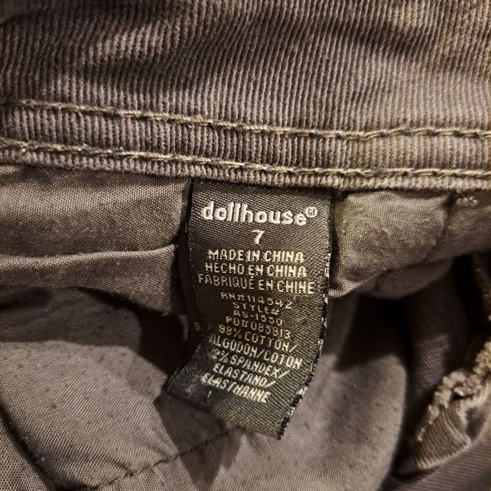 Other Dollhouse CrazySexyCool gray stretchy denim jeans juniors 7 Size 28" / US 6 / IT 42 - 7 Thumbnail