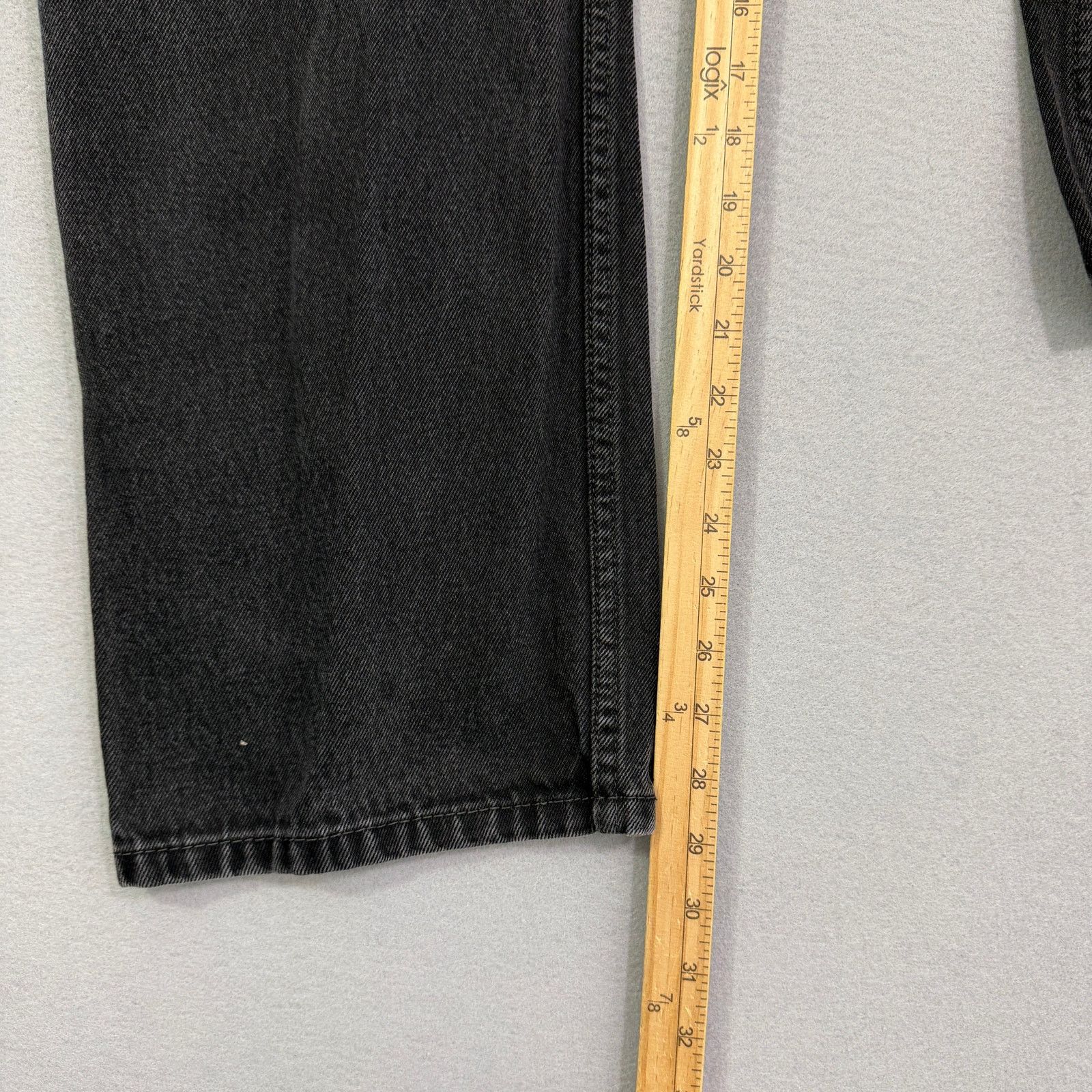 Levi's Levis 505 Regular Fit Jeans Mens 40x29 Black Zip Fly Western Size US 40 / EU 56 - 9 Thumbnail