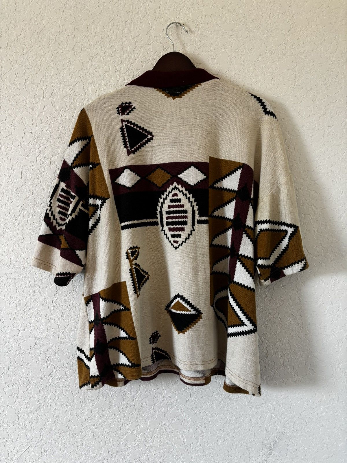 Nike Vintage Nike Aztec AOP Polo XL Size US XL / EU 56 / 4 - 4 Thumbnail