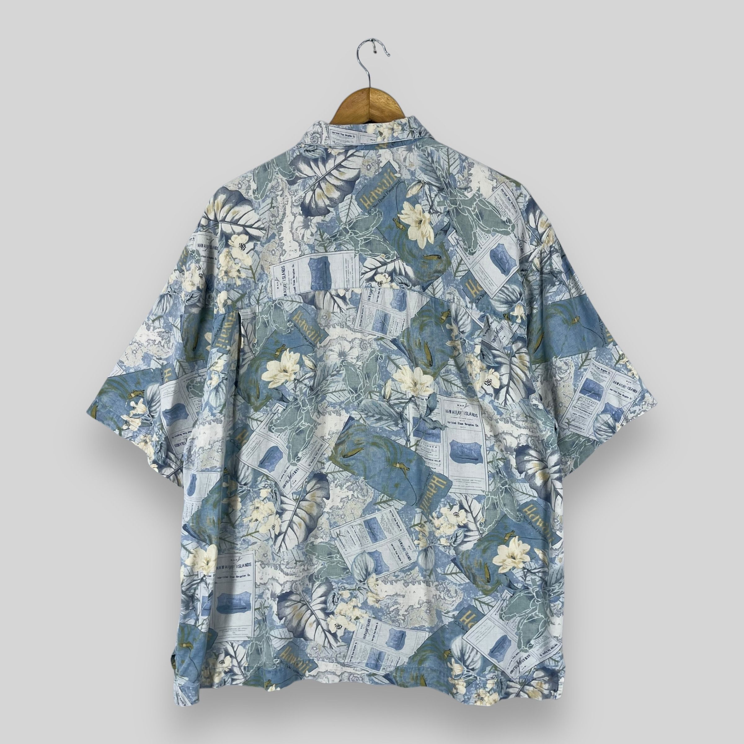 Vintage Vintage Hawaiian Aloha Floral Beach Surfing Motive Shirt Size US XL / EU 56 / 4 - 10 Thumbnail