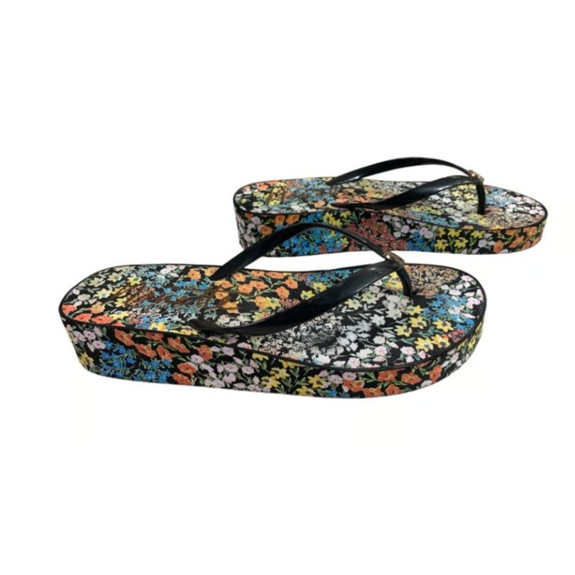 Nanette Lepore Nanette Lepore Women's Size 9 Flip Flop Sandals Floral Beach Size US 9 / IT 39 - 4 Thumbnail