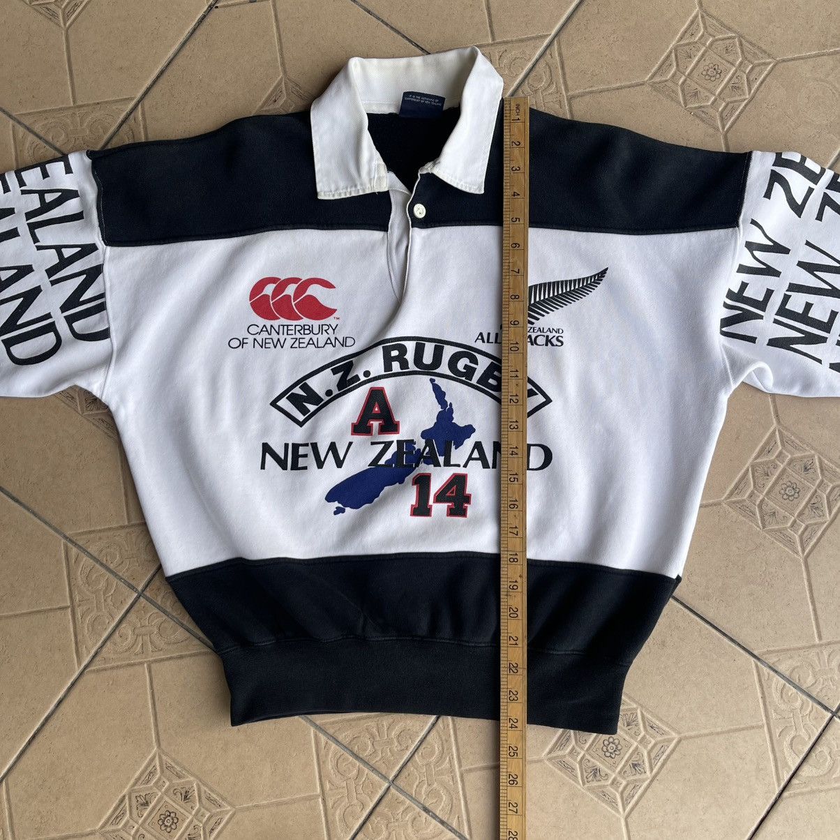 Canterbury of New Zealand × Vintage Canterburry Of New Zealand All Black Rugby Sweatshirt Crop Size S / US 4 / IT 40 - 23 Thumbnail