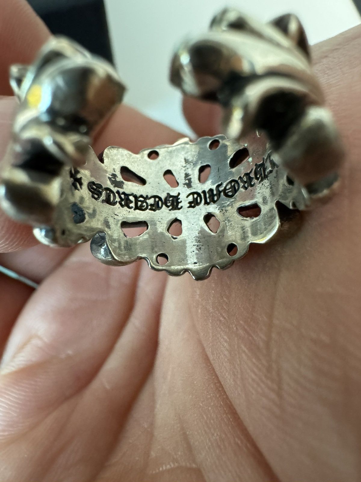 Chrome Hearts CHROME HEARTS DOUBLE FLORAL RING US 6 size Size ONE SIZE - 3 Thumbnail