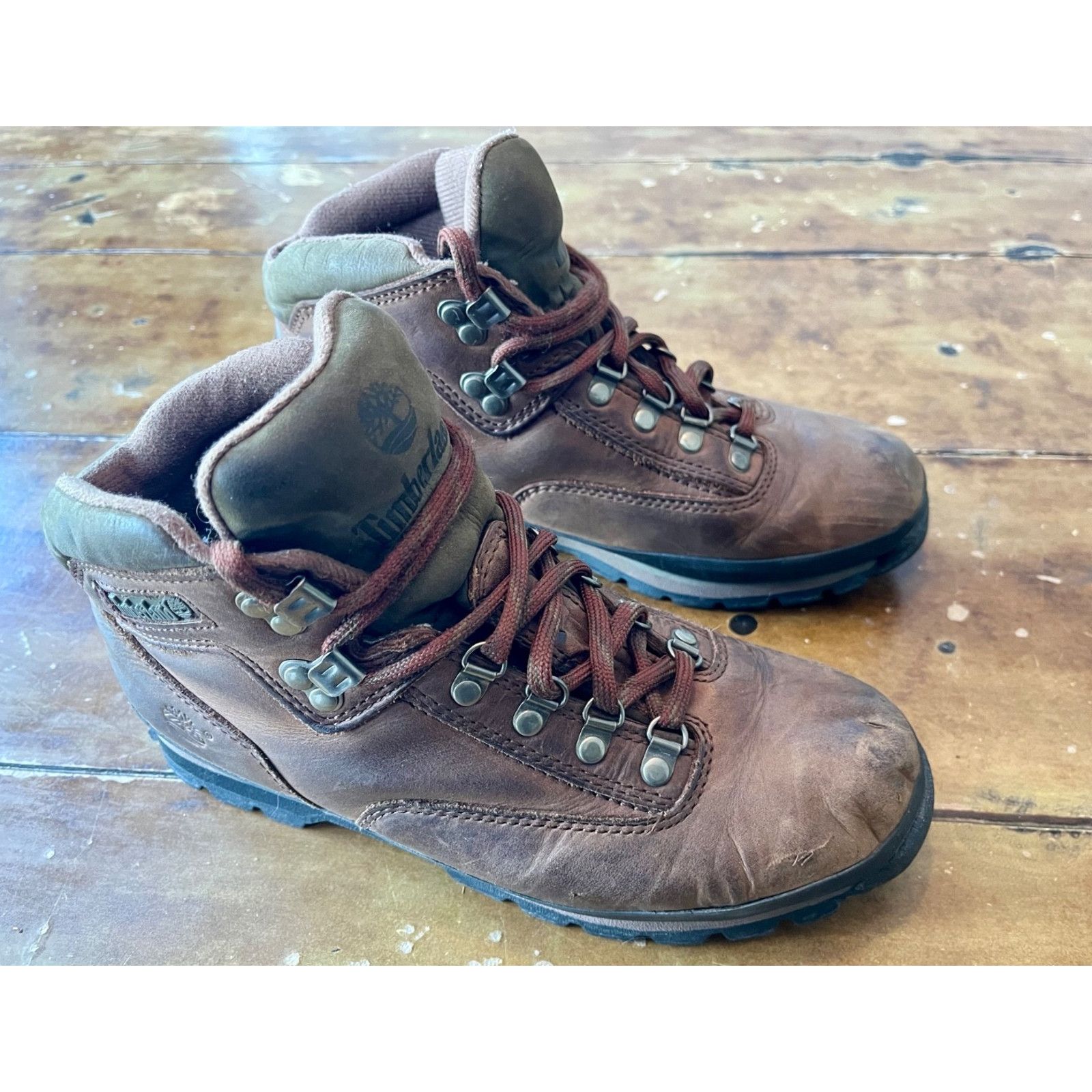 Timberland Vintage Timberland Euro Hiker Boots Leather Mens 8.5M 90s Size US 8.5 / EU 41-42 - 4 Thumbnail