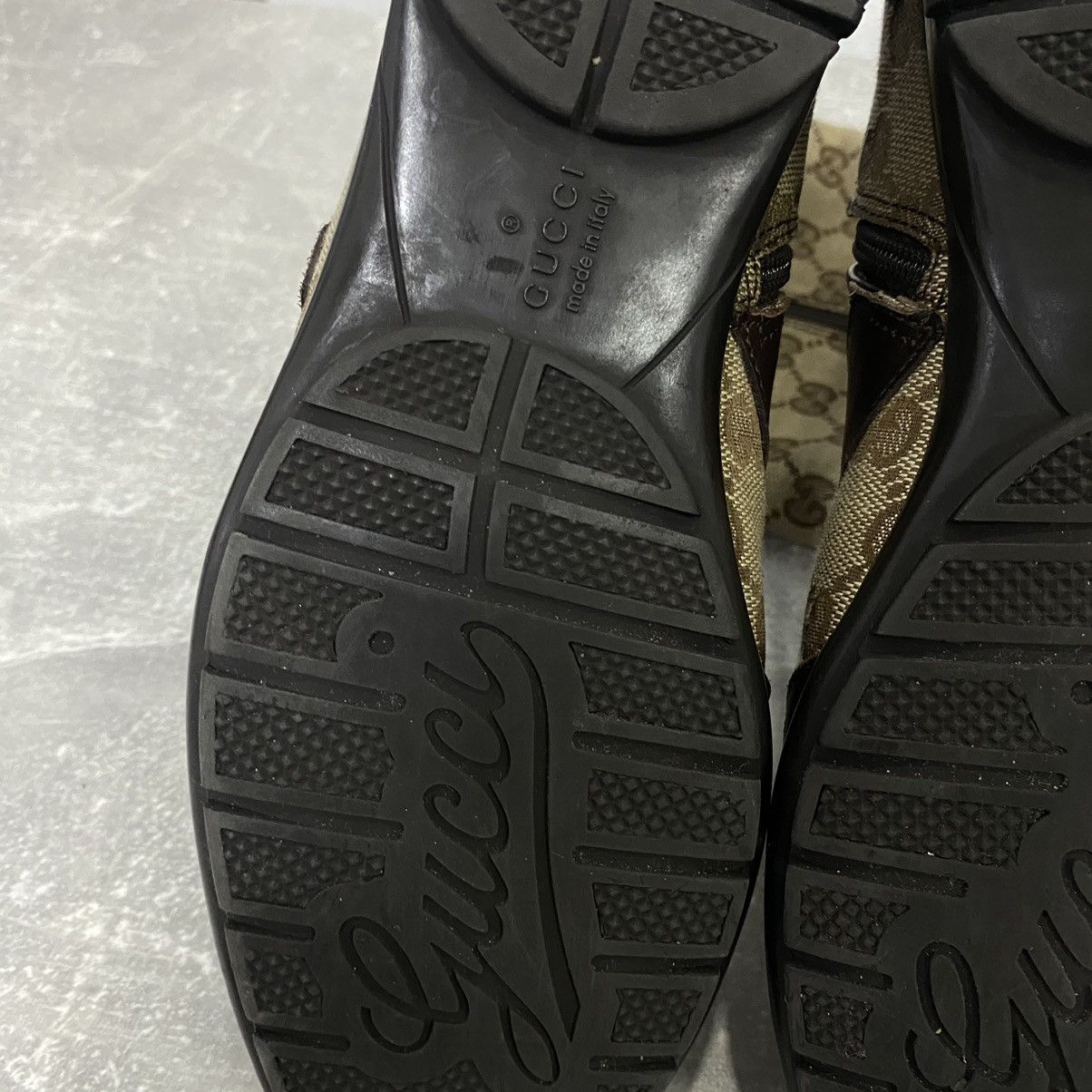 Gucci Vintage Gucci Monogram Boots Size US 6.5 / IT 36.5 - 5 Thumbnail