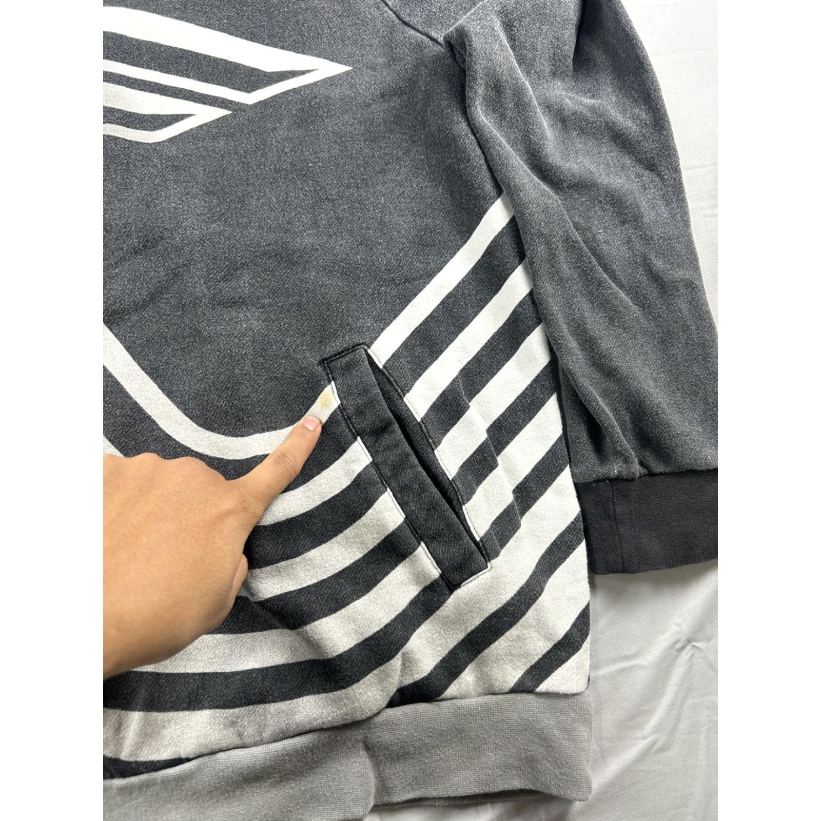 Vintage Fly Racing Hoodie Mens XL Gray Full Zip Fleece Moto Graphic Print Hooded Pockets Zipper Tailored Logo Mens XL Gray Moto Riding Size US XL / EU 56 / 4 - 4 Thumbnail