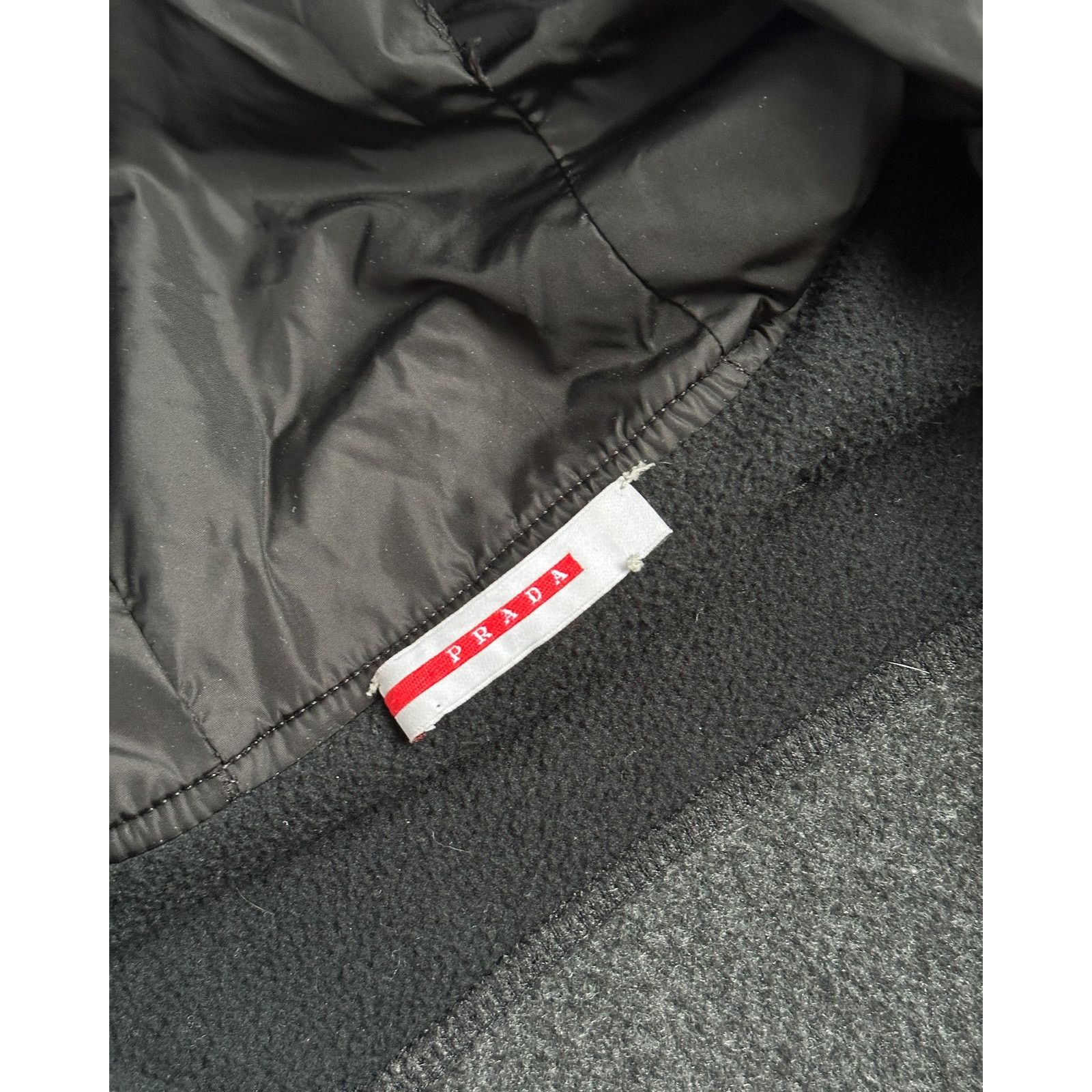Prada Prada Sport 2006 Fleece Paneled Zip Hoodie Size US M / EU 48-50 / 2 - 4 Thumbnail