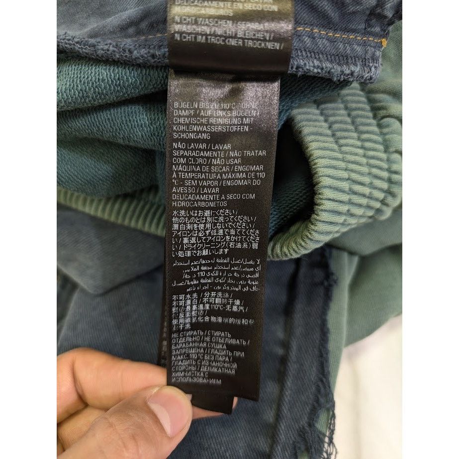 Balenciaga o1rshd1 Hybrid Sweatpants Denim in Blue Size US 34 / EU 50 - 17 Thumbnail