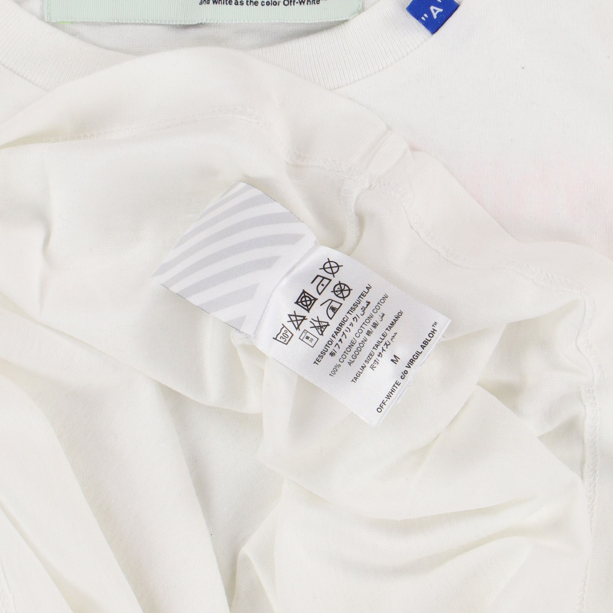 Off-White White Halftone Arrows Logo T-Shirt Size US M / EU 48-50 / 2 - 8 Thumbnail