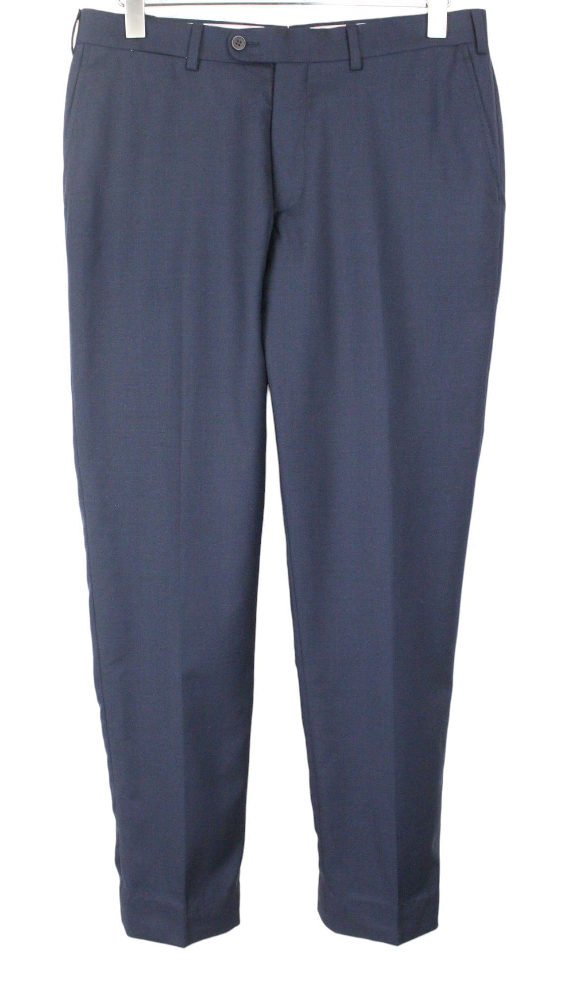 Suitsupply LAZIO UK32R Dark Blue Wool 2 Piece Suit 66691 Size 34S - 6 Thumbnail
