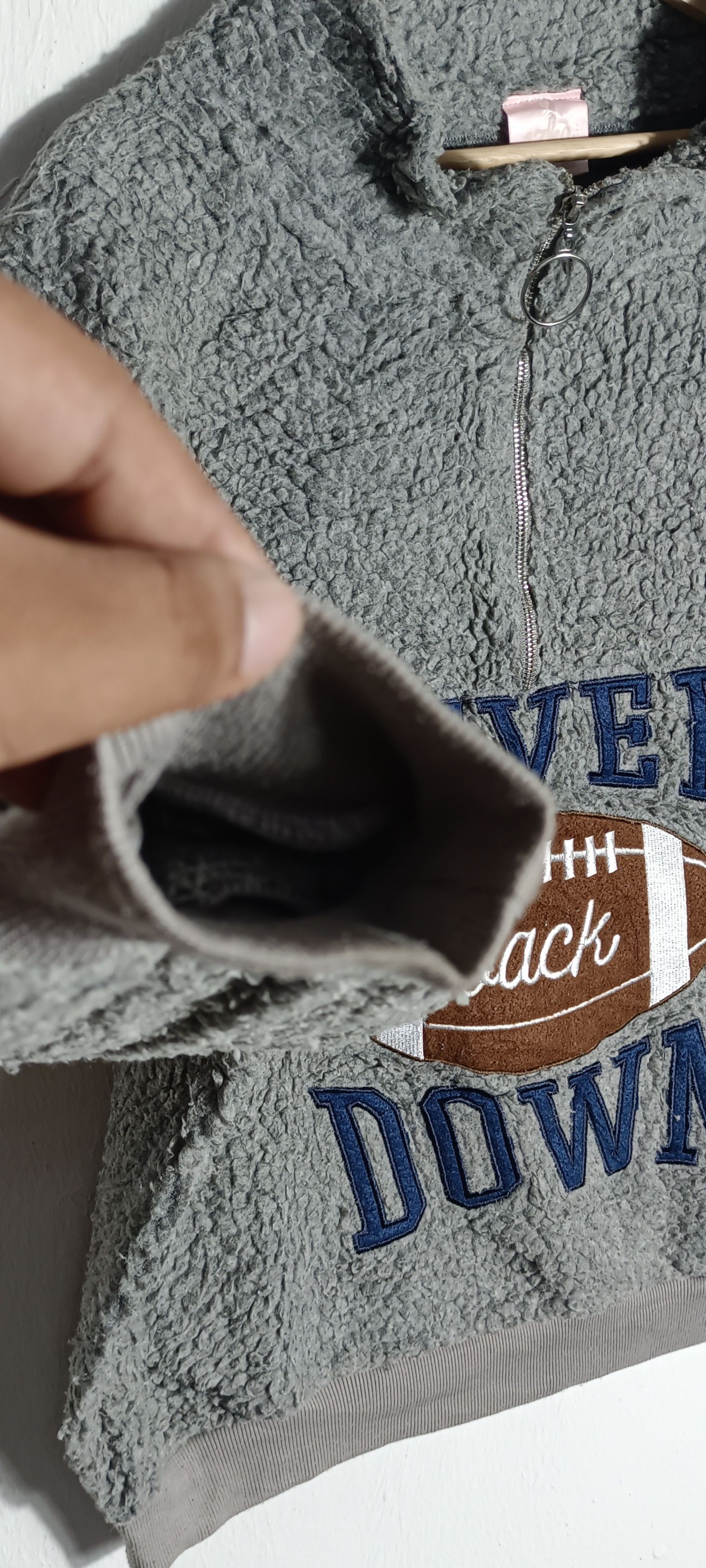 Other Never Back Down Sherpa Sweatshirt Quater Zipper Size US XXL / EU 58 / 5 - 5 Thumbnail